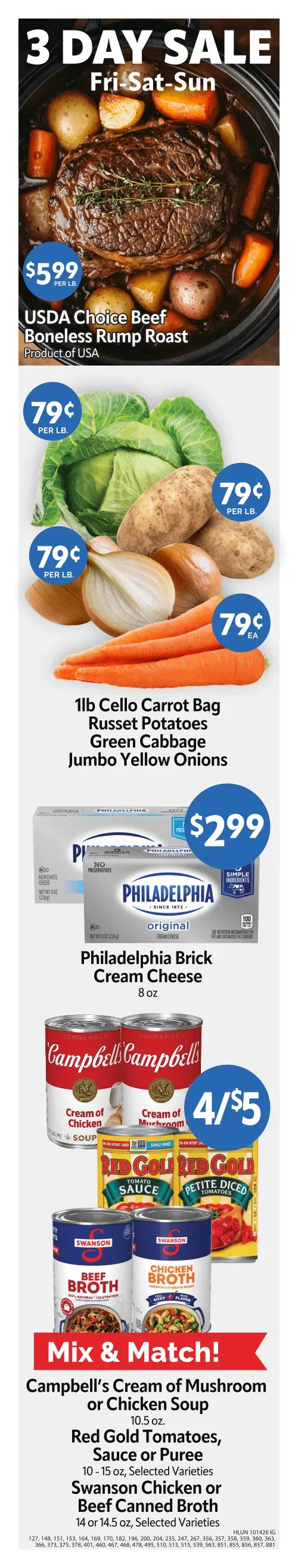 Weekly promotion Current Homeland Stores leaflet valid from Wednesday 10/14/2026 to Tuesday 10/20/2026 spanning from October 14 to October 20 2026 - Page 3 for Catalogue 365