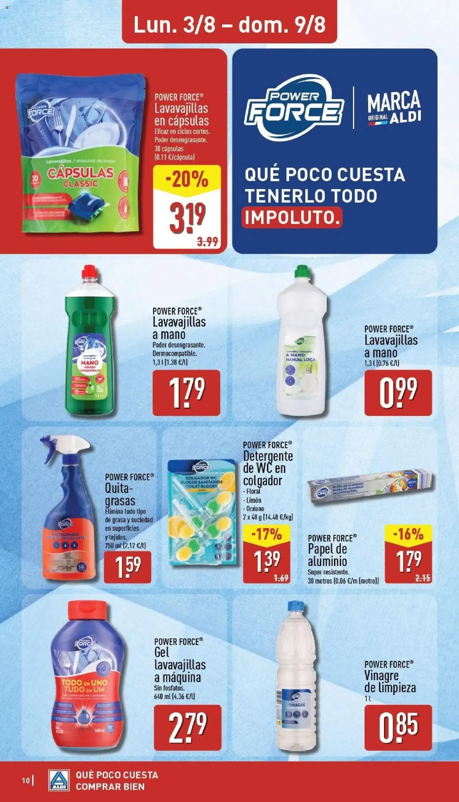 Catálogo de Aldi folleto Península del 03/08/2026 | Catálogo 3 de agosto al 9 de agosto 2026 - Página 10