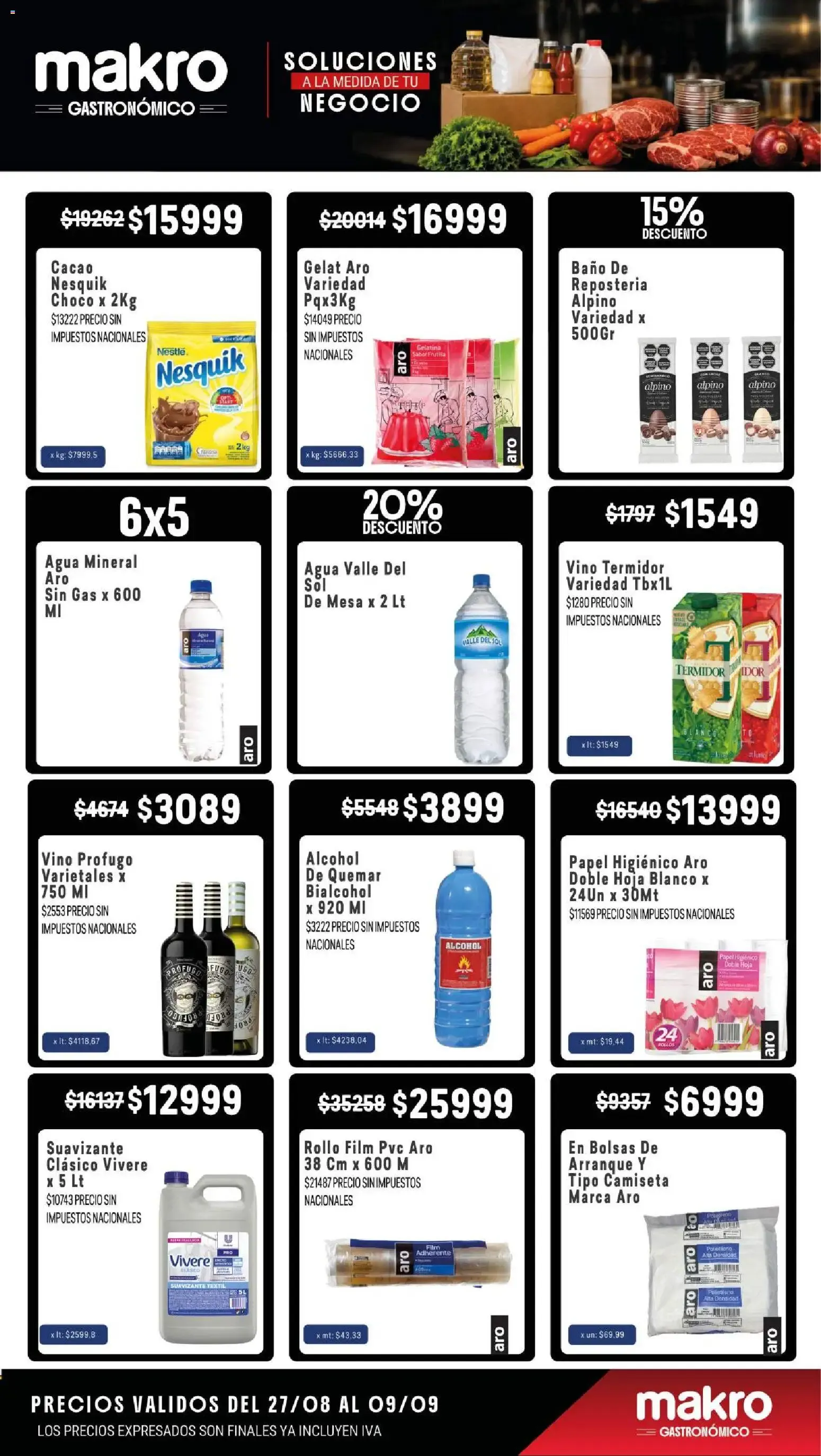 Ofertas de Makro Ofertas GASTRONÓMICO del 27/08/2026 - 09/09/2026 27 de agosto al 9 de septiembre 2026 - Página 5 del catálogo