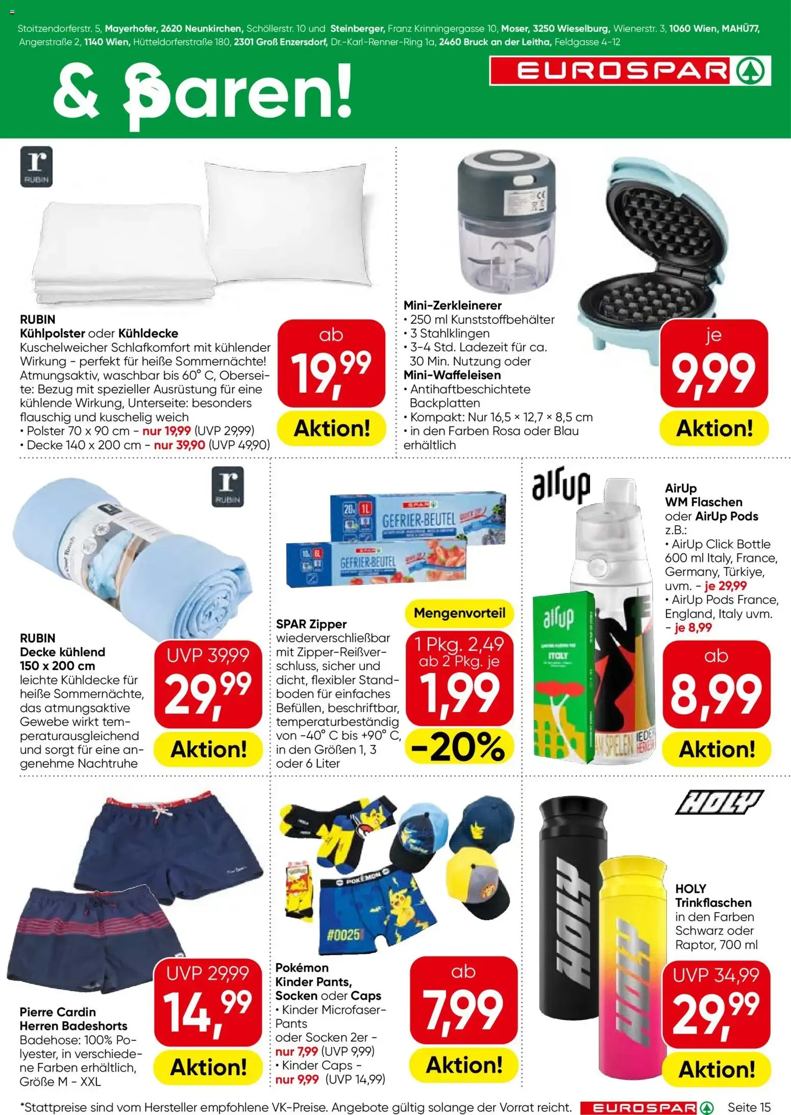 Eurospar Flugblatt von 03.06.2026 - Aktuelle Angebote von 3. Juni bis 17. Juni 2026 - Flugblätt seite 15