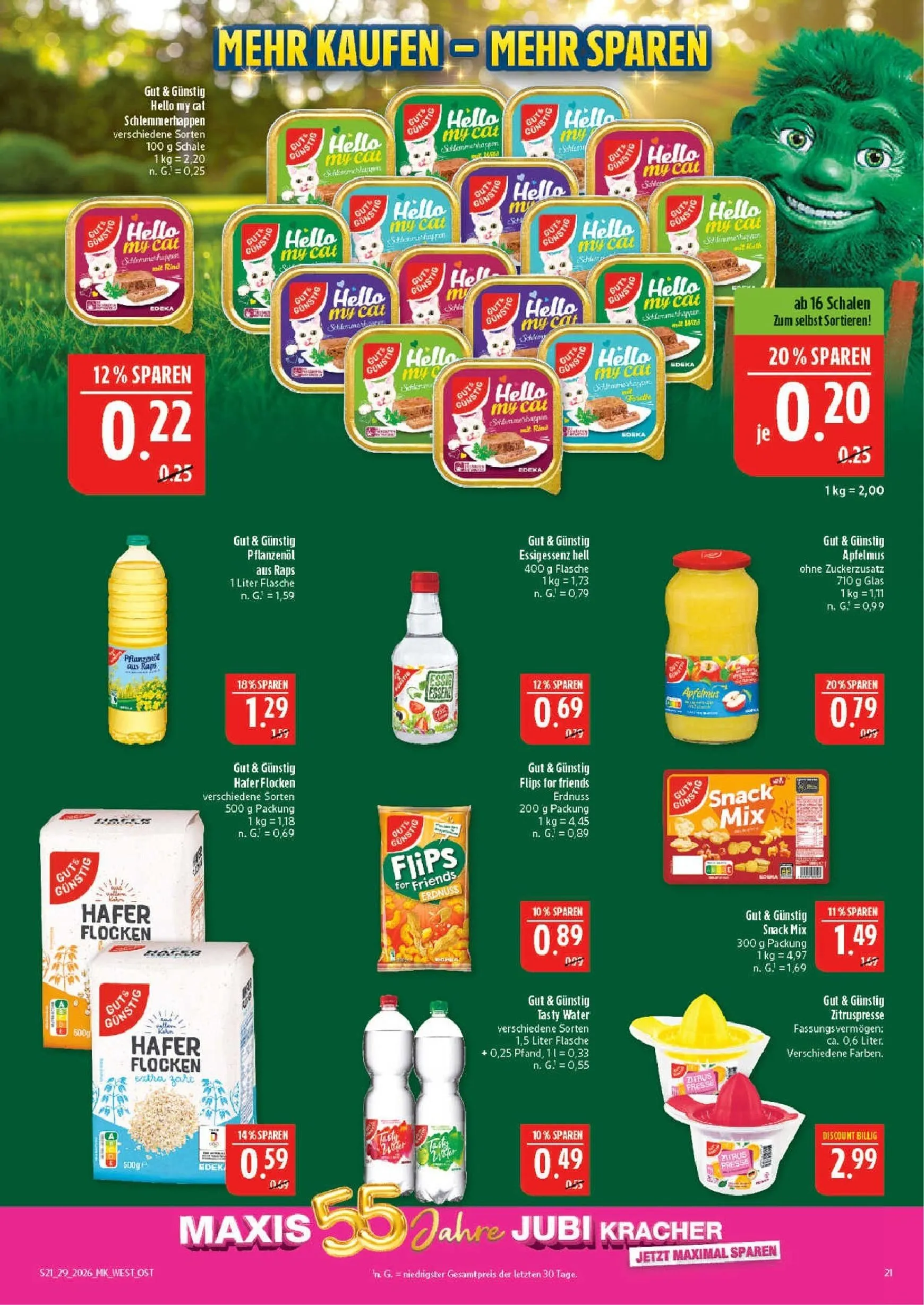 Marktkauf Prospekt – von Montag 13.07.2026 bis Samstag 18.07.2026 von 13. Juli bis 18. Juli 2026 - Prospekt seite 21