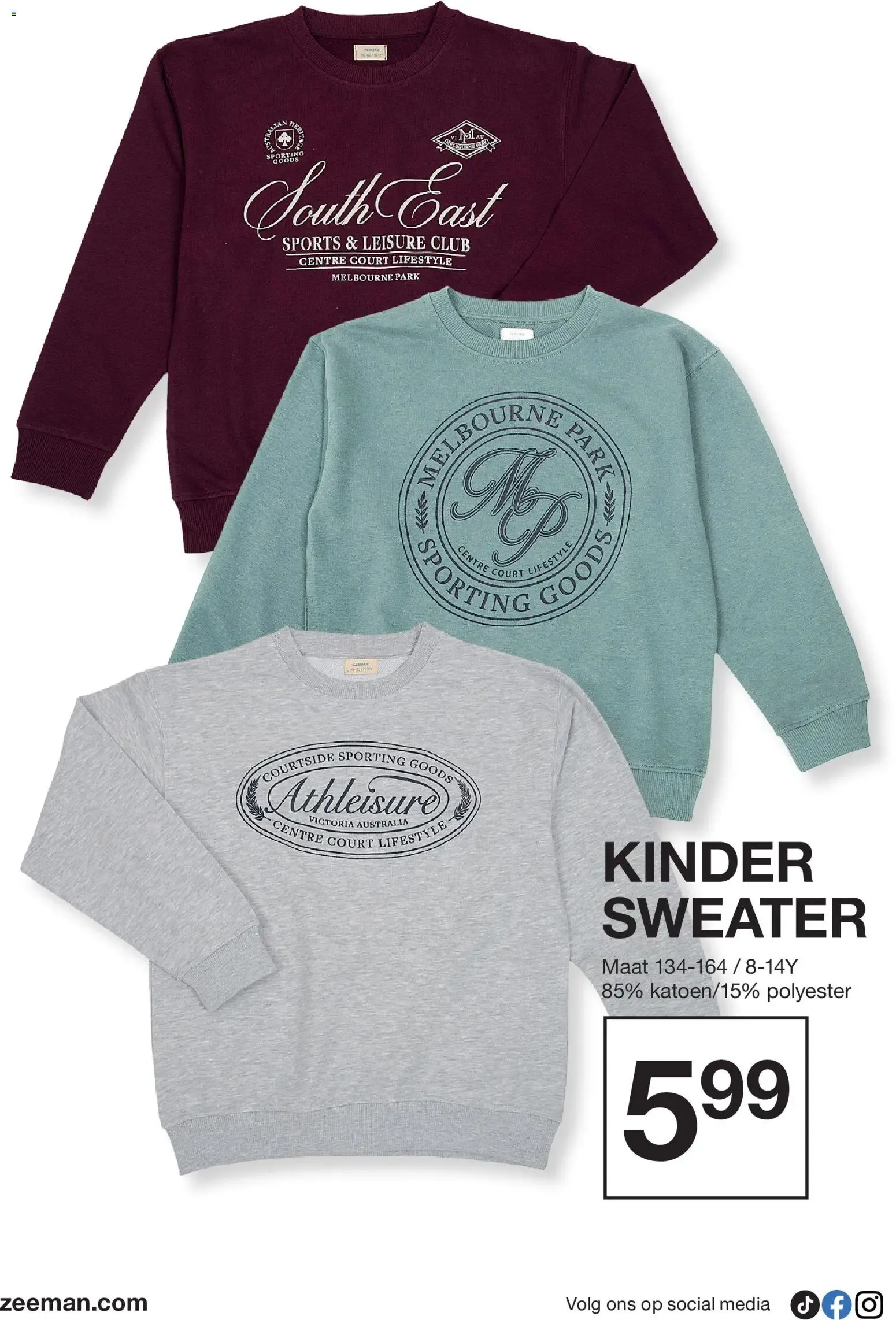 Zeeman: Zachte kleuren en sportieve outfits van 5 september tot 11 september 2026 - Folder pagina 12