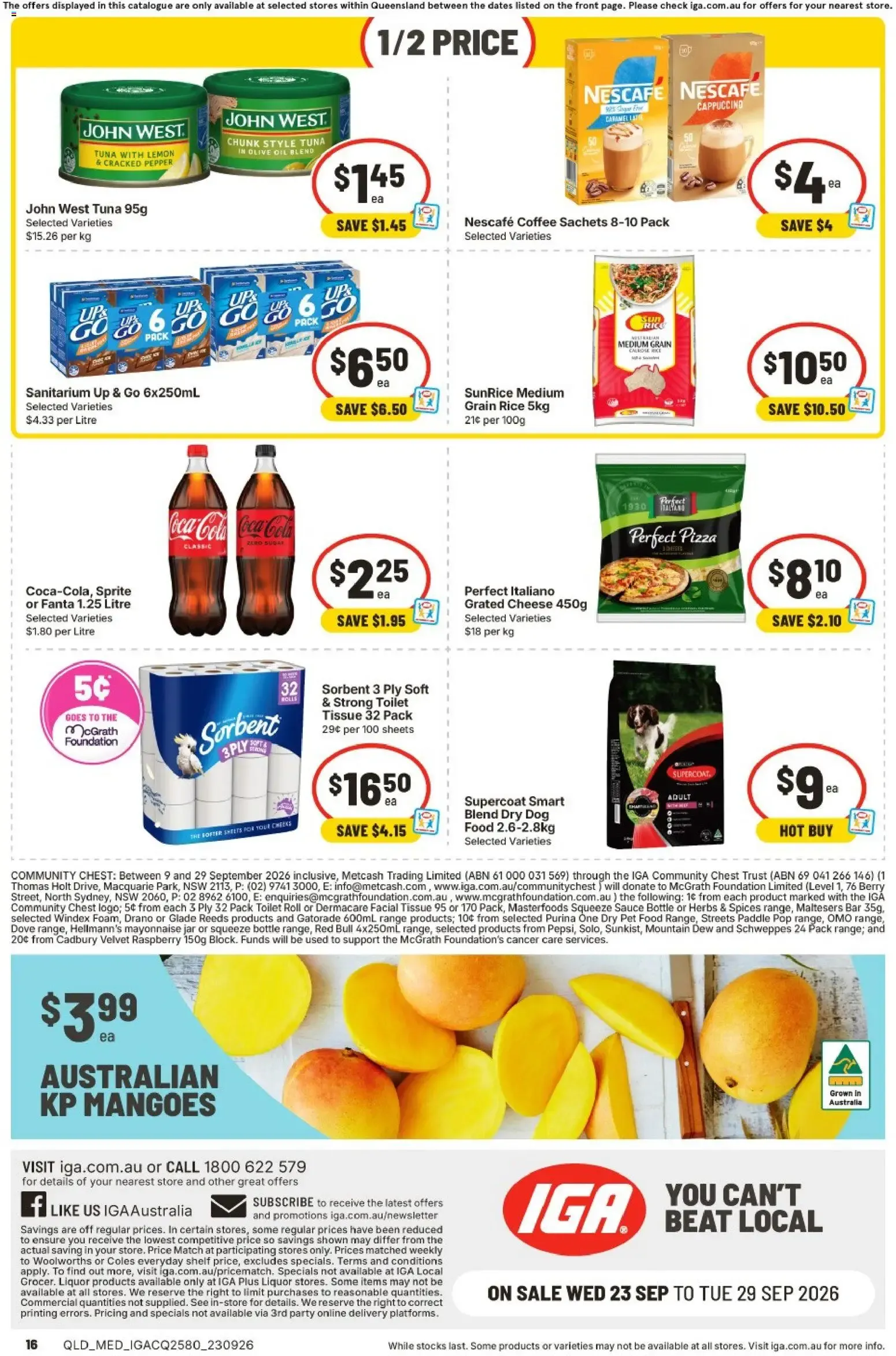 IGA Footy Finals - Catalogue valid from 23 September to 29 September 2026 - page 16