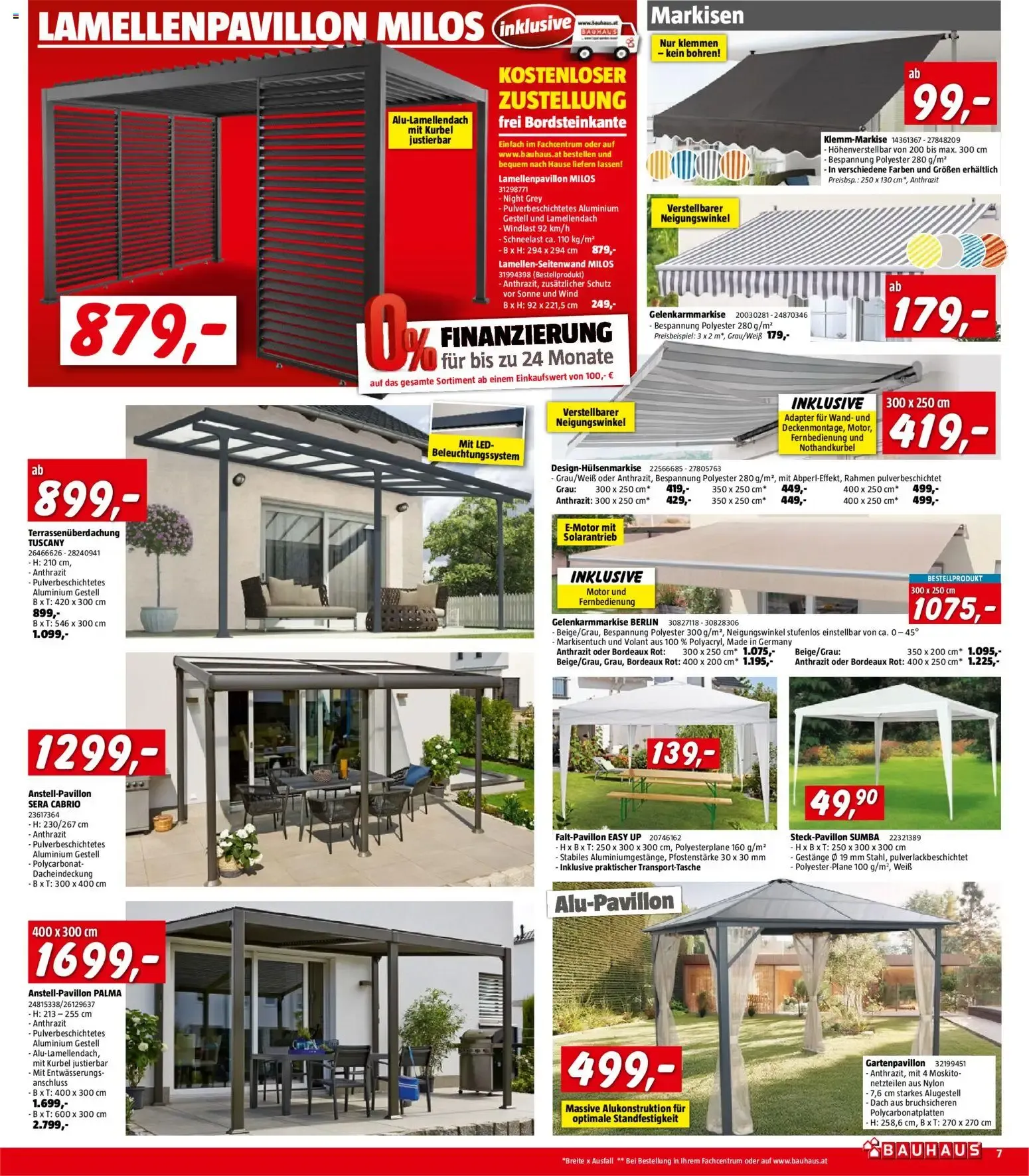 Bauhaus Prospekt aktuell von 22.07.2026 - Aktuelle Angebote von 22. Juli bis 11. August 2026 - Flugblätt seite  7