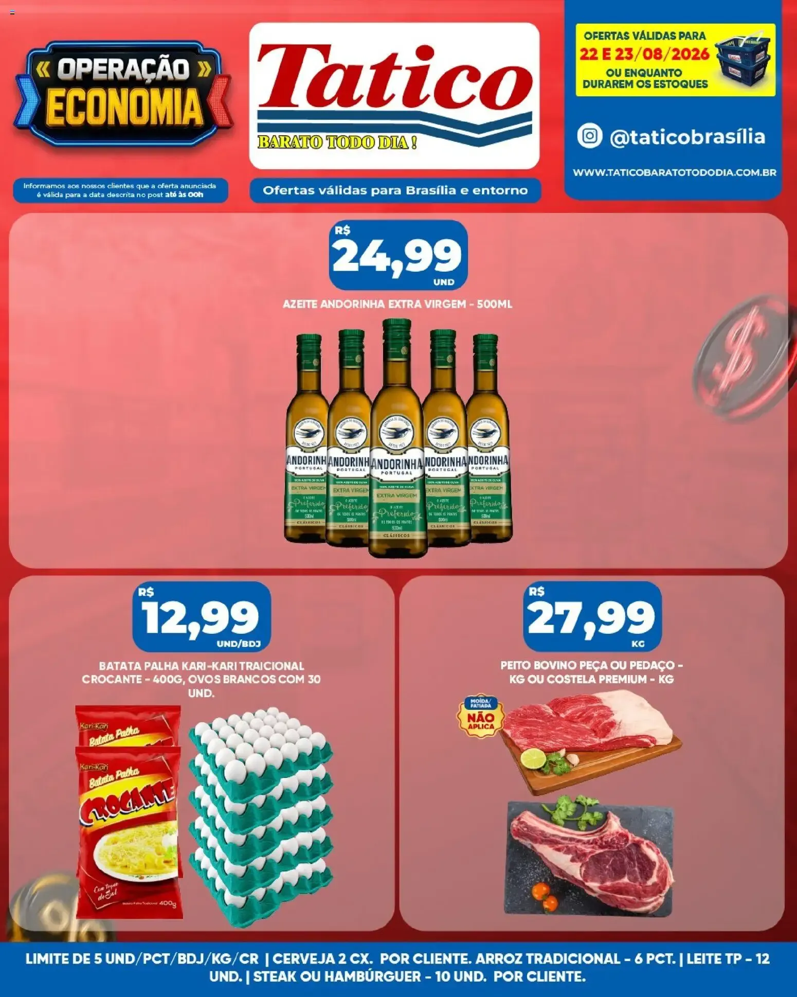 Encarte de Tatico - Operação Economia 22 de agosto até 23 de agosto 2026 - Pagina 10