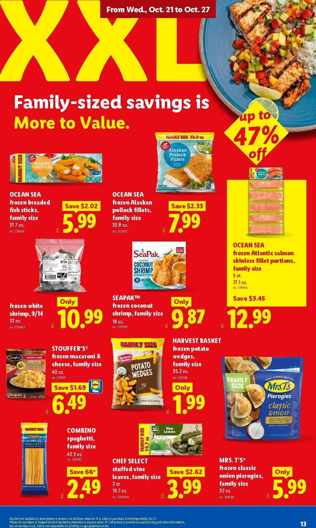 Weekly ad Family-sized savings is More to Value. from October 21 to October 27 2026 - Page 13