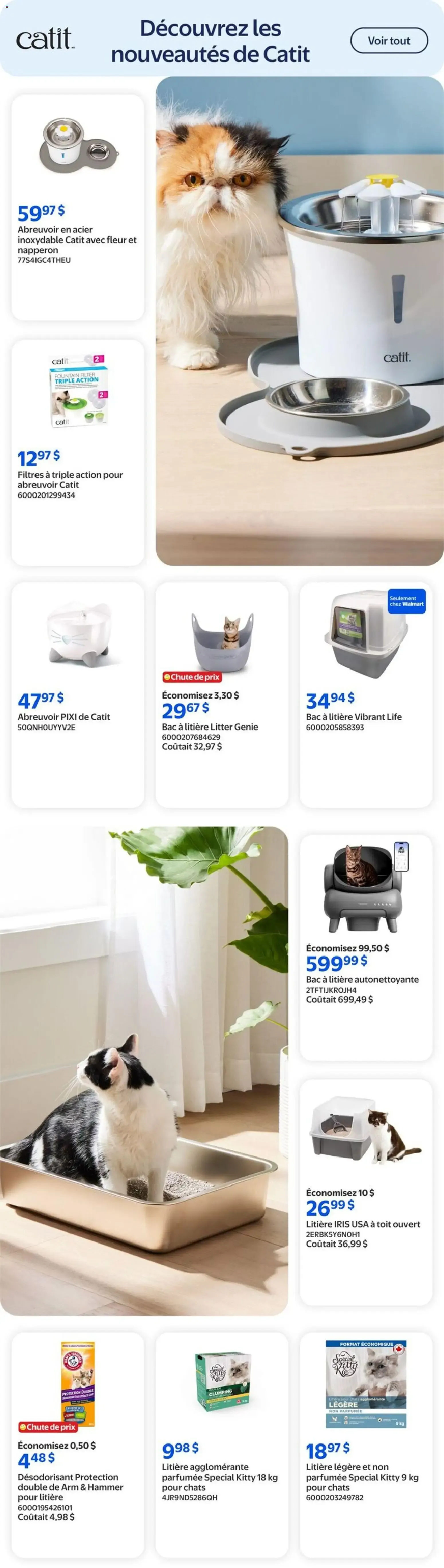 Walmart circulaire - La promo pour animaux from Aug 27, 2026 > weekly specials & deals from August 27 to September 2 2026 - flyer page 9
