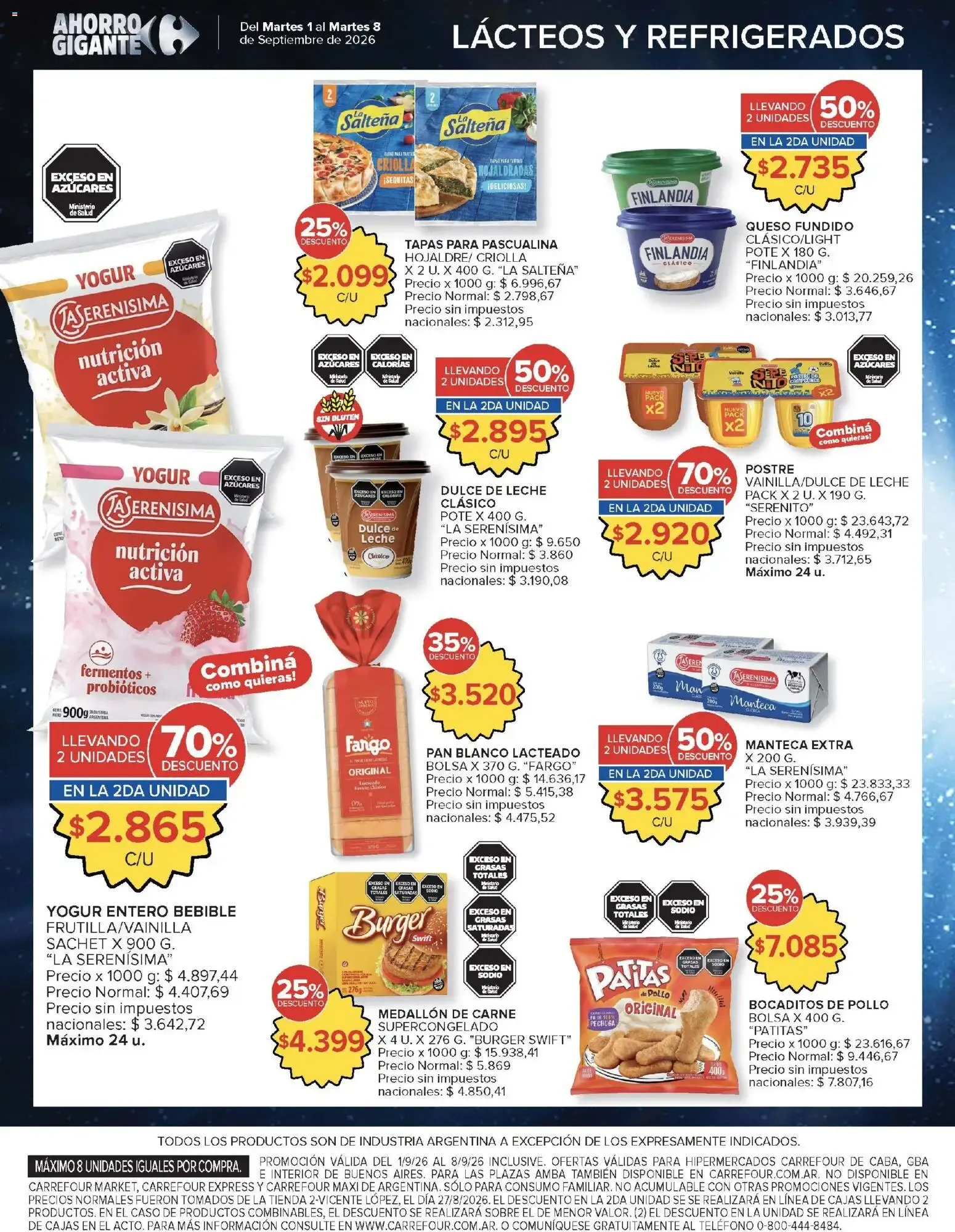 Ofertas de AHORRO GIGANTE 1 de septiembre al 8 de septiembre 2026 - Página 8 del catálogo