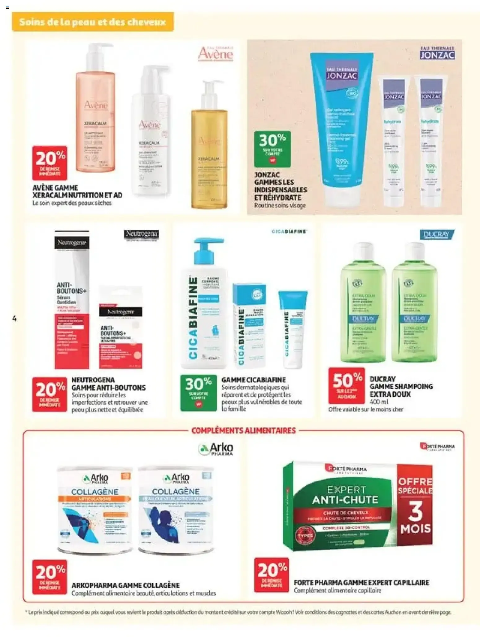 Auchan Parapharmacie, beauté à partir du 28/07/2026 - promo en ligne du 28 juillet au 30 août 2026 - Catalogue page 4