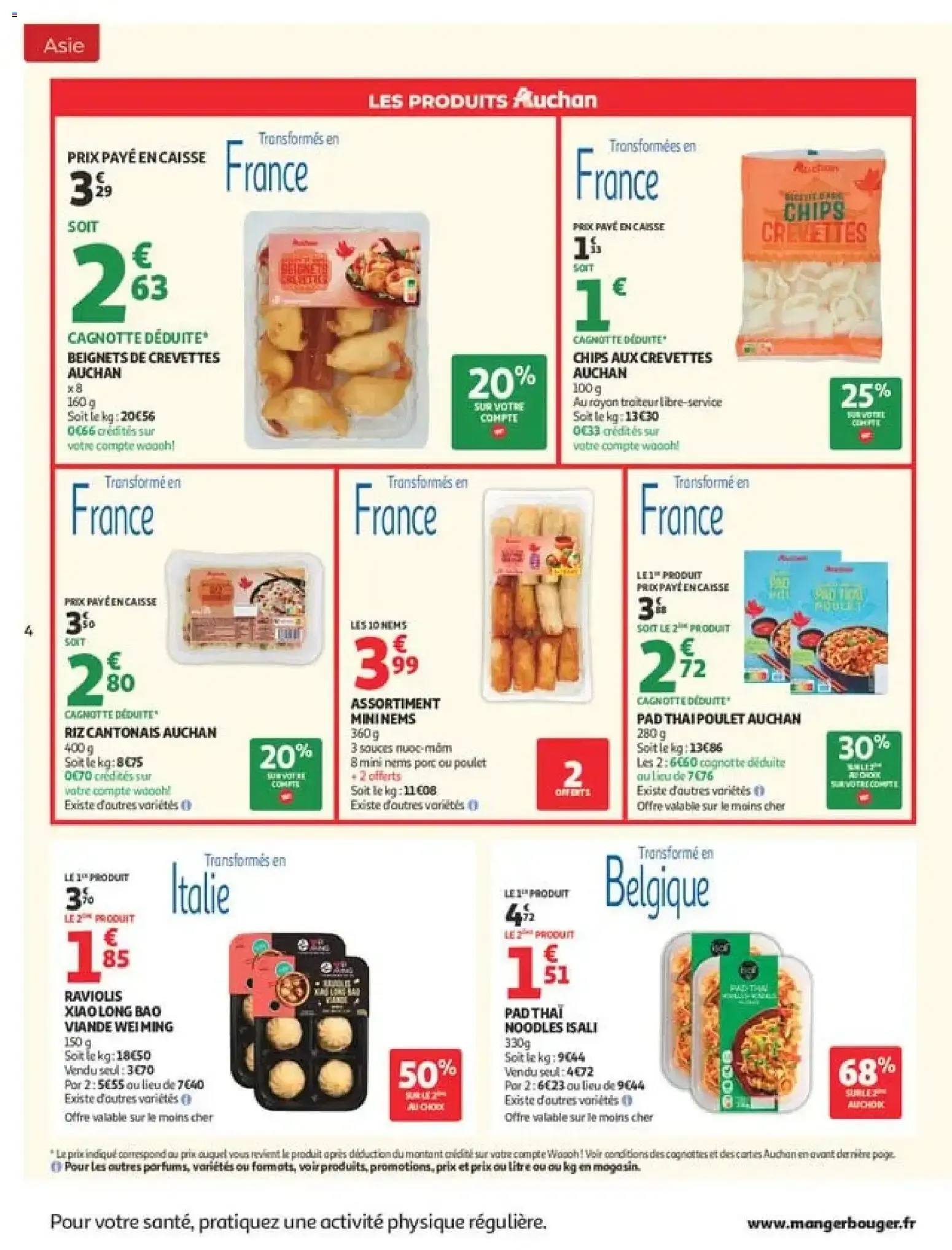 Auchan Saveurs d'Asie hypers à partir du 22/09/2026 - promo en ligne du 22 septembre au 4 octobre 2026 - Catalogue page 4
