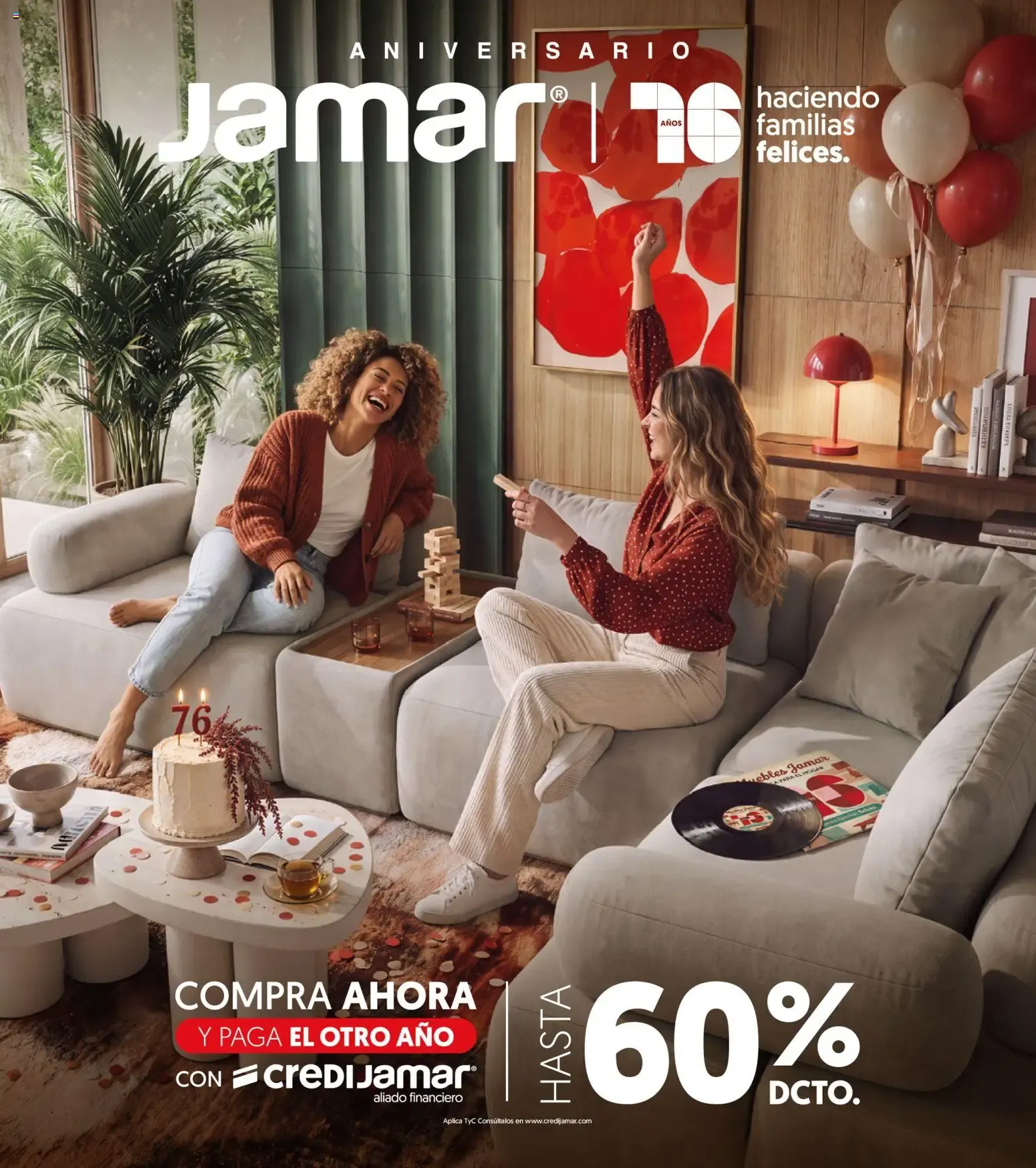 Catalogo de Jamar 76º Aniversario: Descuentos de hasta 60% y financiación. 1 de octubre al 12 de diciembre 2026 - Pag 1