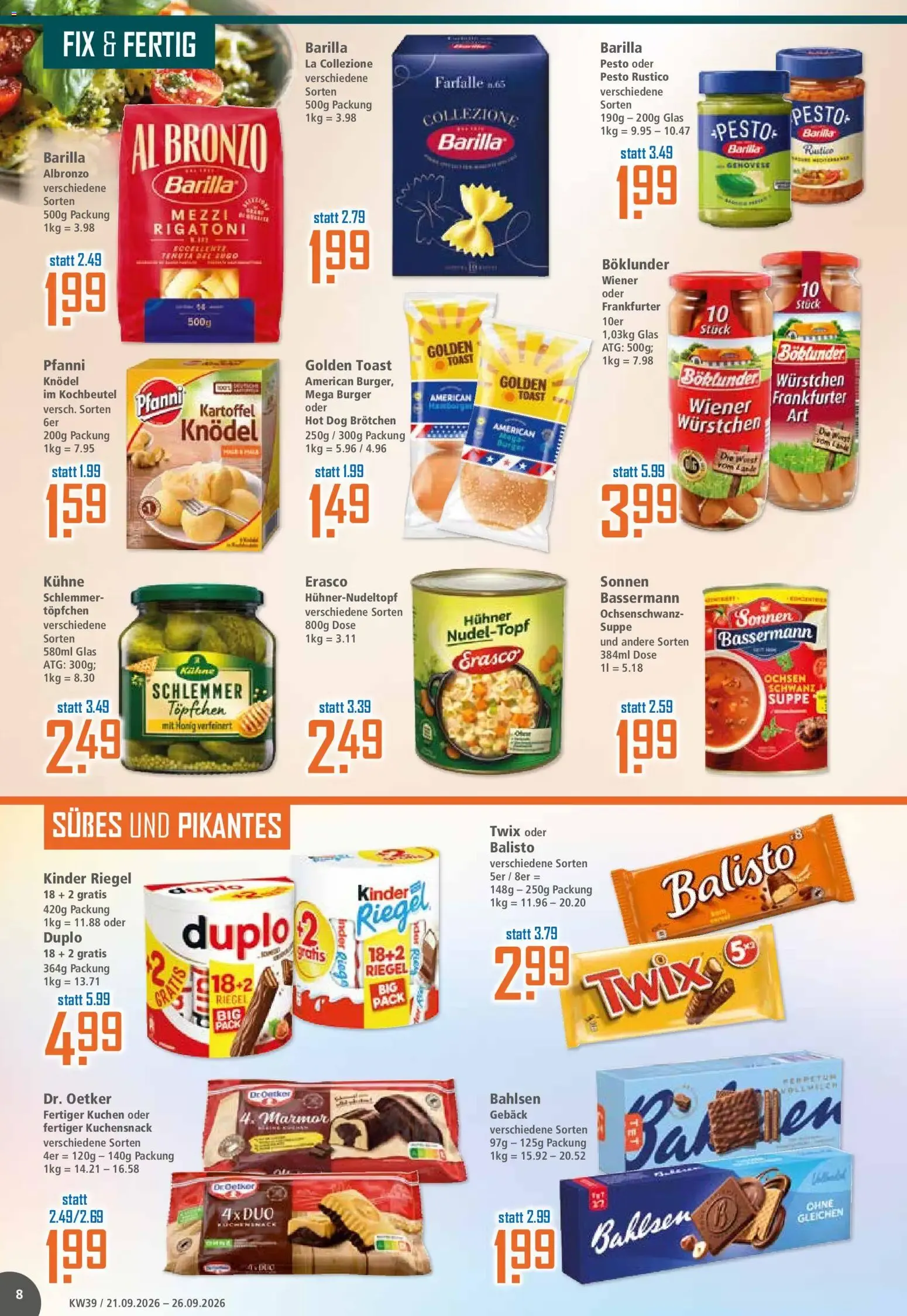 Klaas & Kock - Produktkatalog (ab 21.09.2026) zum Blättern von 21. September bis 26. September 2026 - Prospekt seite 8