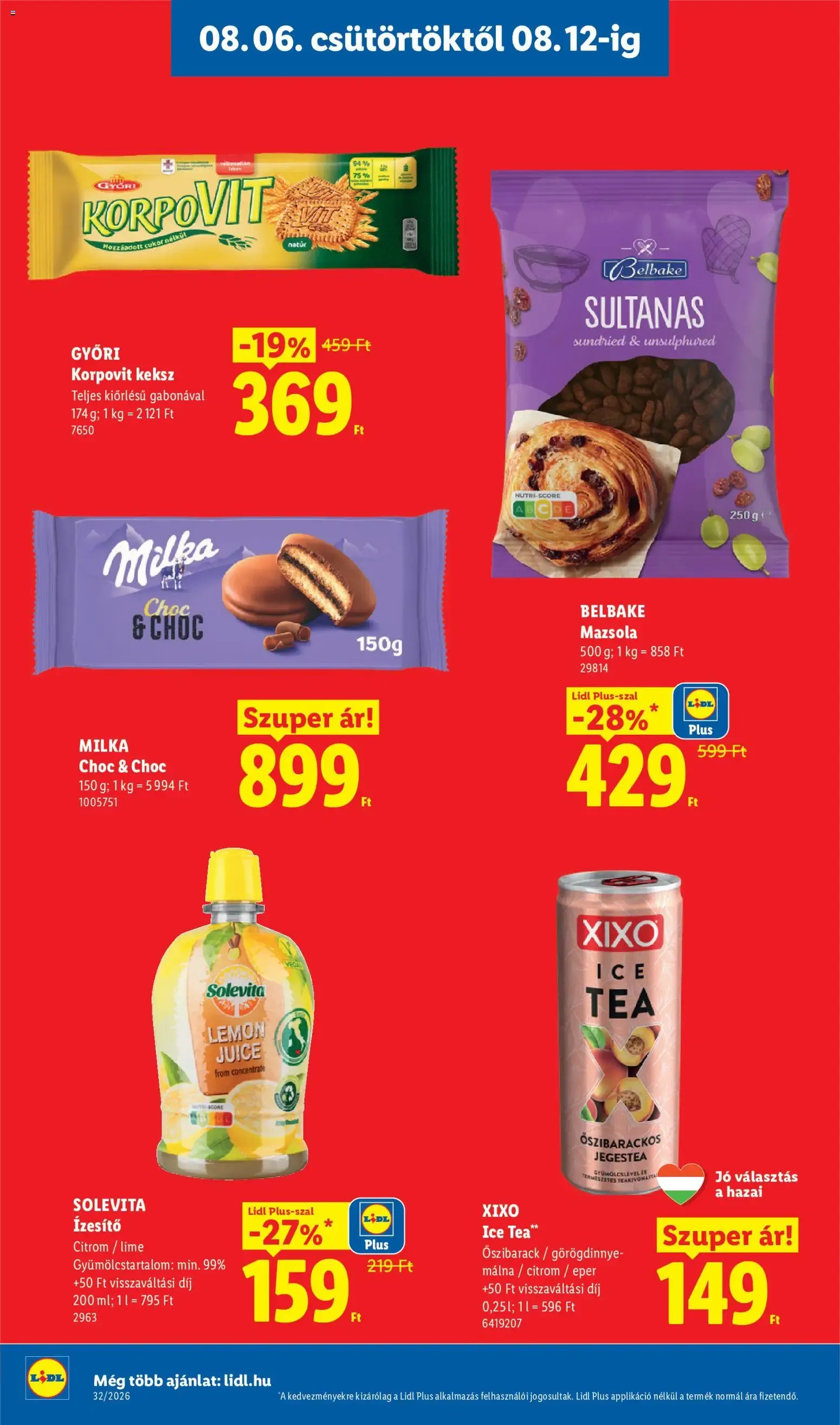 Katalógus Lidl akciós újság - 2026.08.06. -tól/töl > akció, lapozható szórólap 🛍️ augusztus 6.-tól augusztus 12.-ig 2026. - Oldal 18