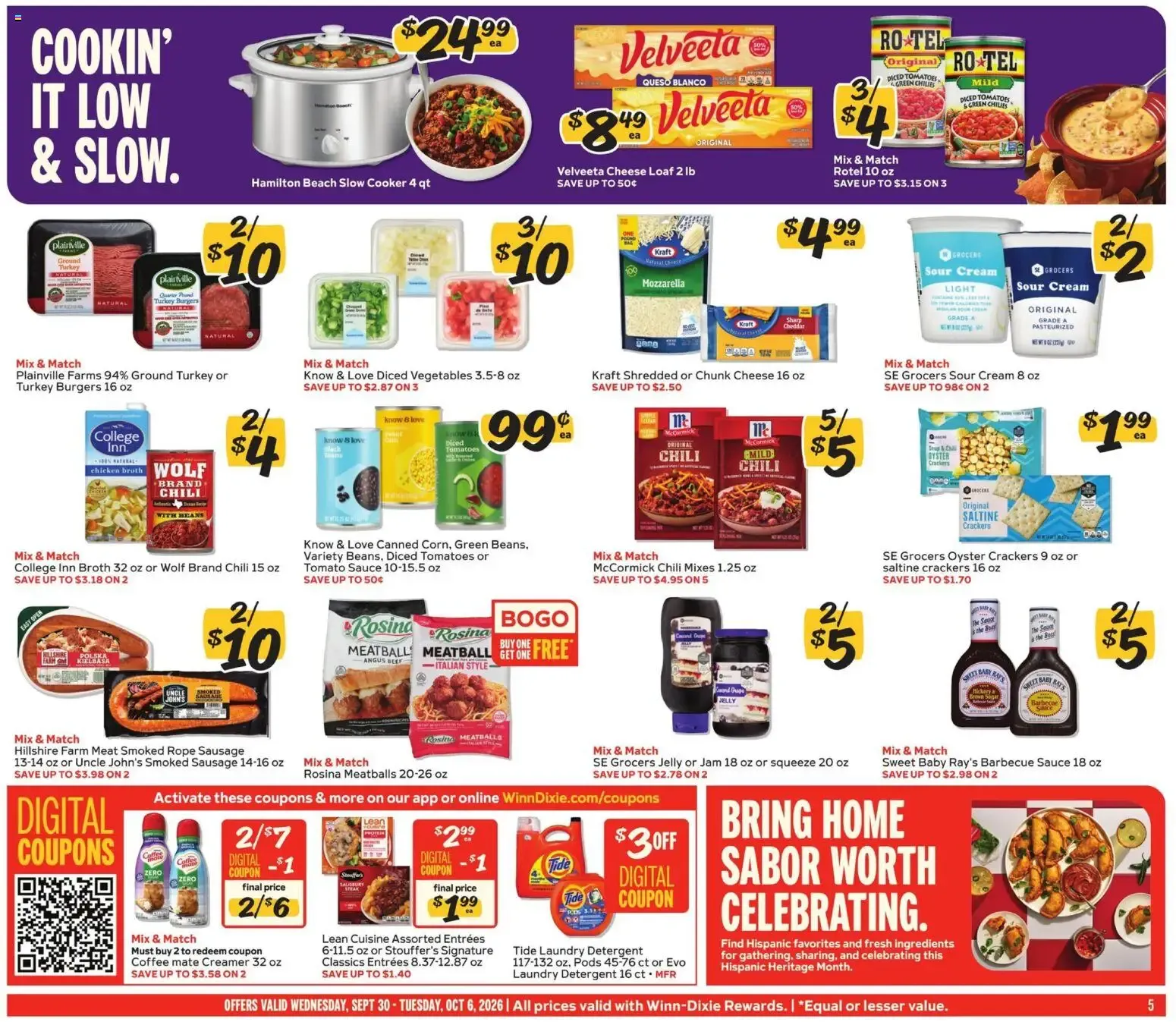 Weekly ad Winn Dixie Weekly Weekly Ad (09/30 - 10/06 2026) - Flyer from September 30 to October 6 2026 - Page 5