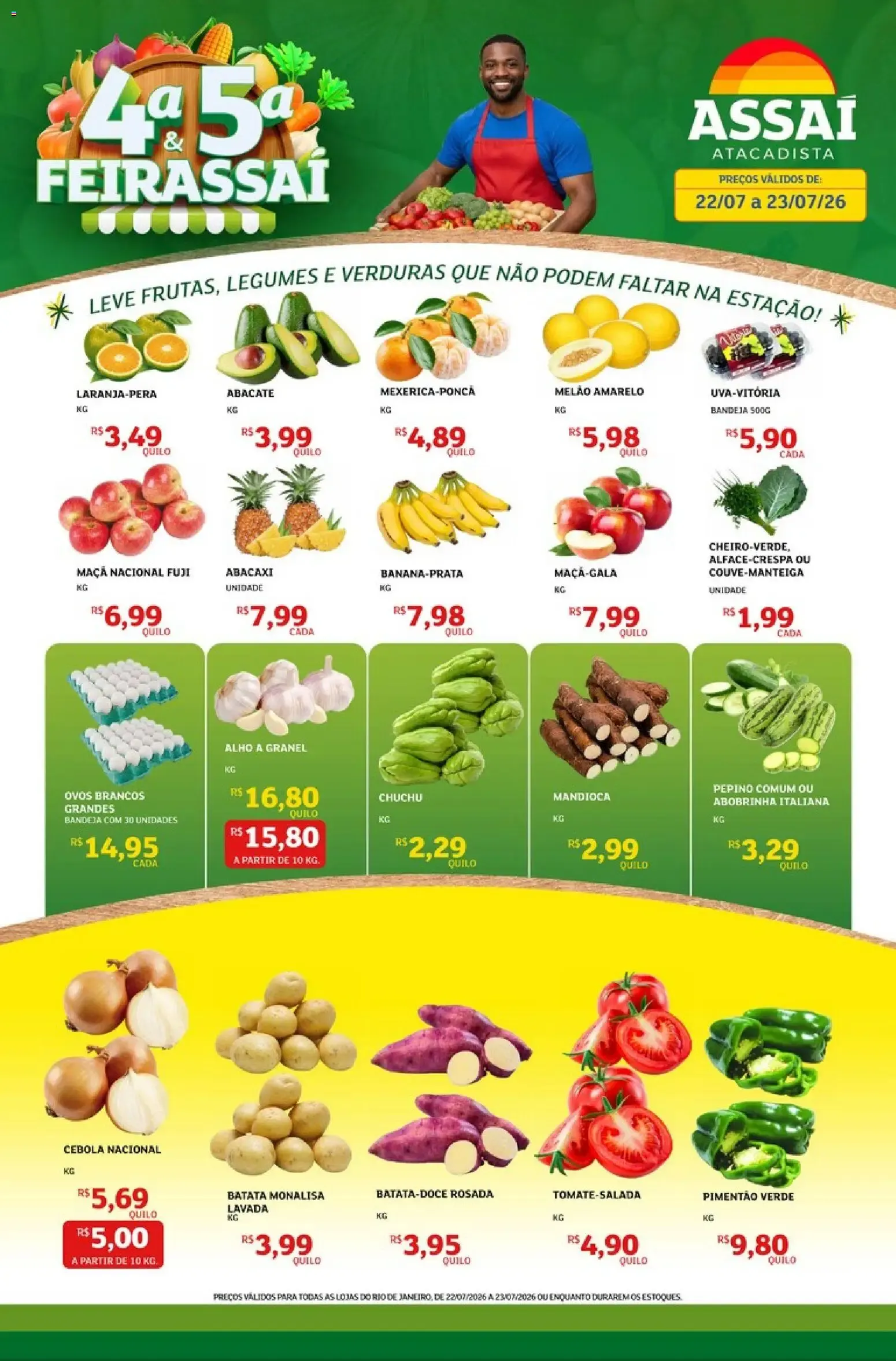 Encarte de Assaí Atacadista ofertas - RJ de 22/07/2026 | Promoções Online 22 de julho até 23 de julho 2026 - Pagina 1