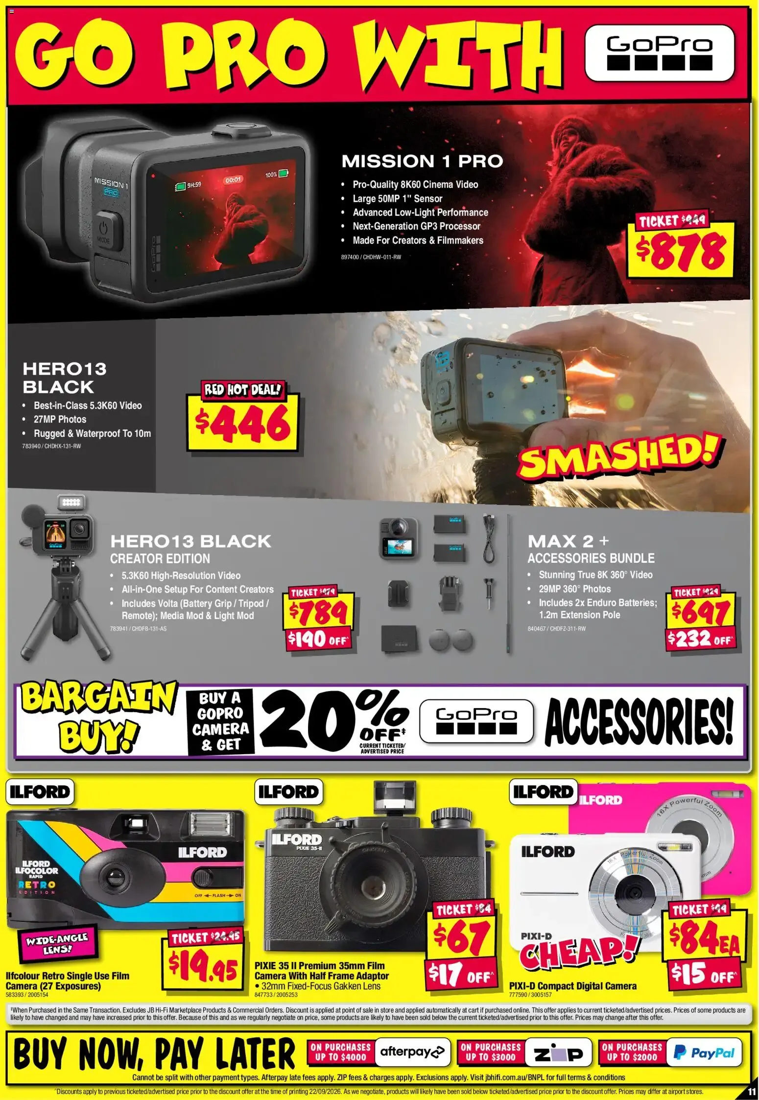 JB Hi-Fi catalogue Camera Bonanza - 01/10/2026 > weekly / monthly specials - Catalogue valid from 1 October to 14 October 2026 - page 11
