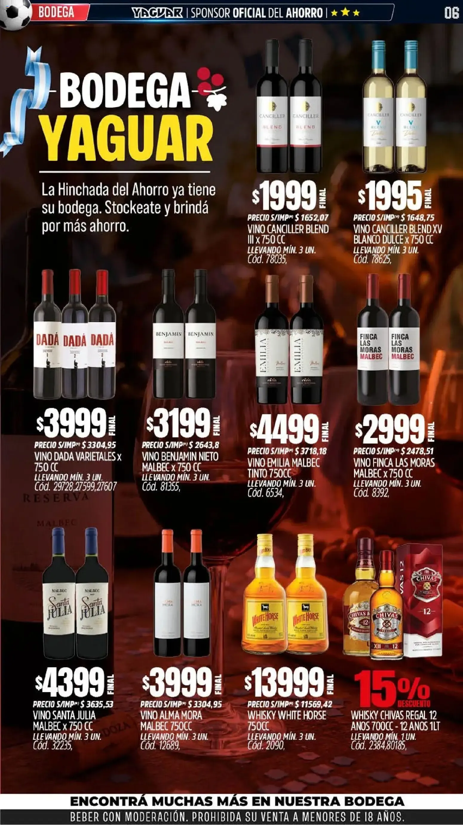 Ofertas de Mayorista Yaguar - La Hinchada del Ahorro 15 de junio al 20 de junio 2026 - Página 5 del catálogo
