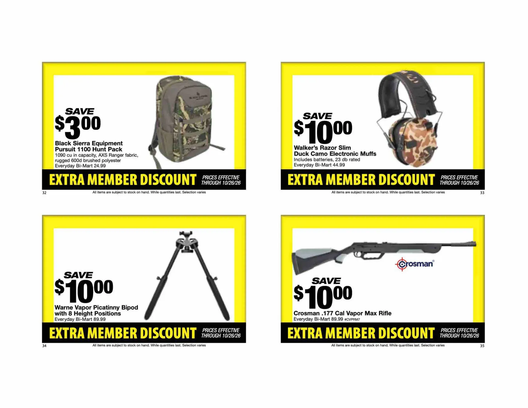 Weekly ad Current Bi-Mart - Extra member discount leaflet valid from Tuesday 10/13/2026 to Monday 10/26/2026 from October 13 to October 26 2026 - Page 10