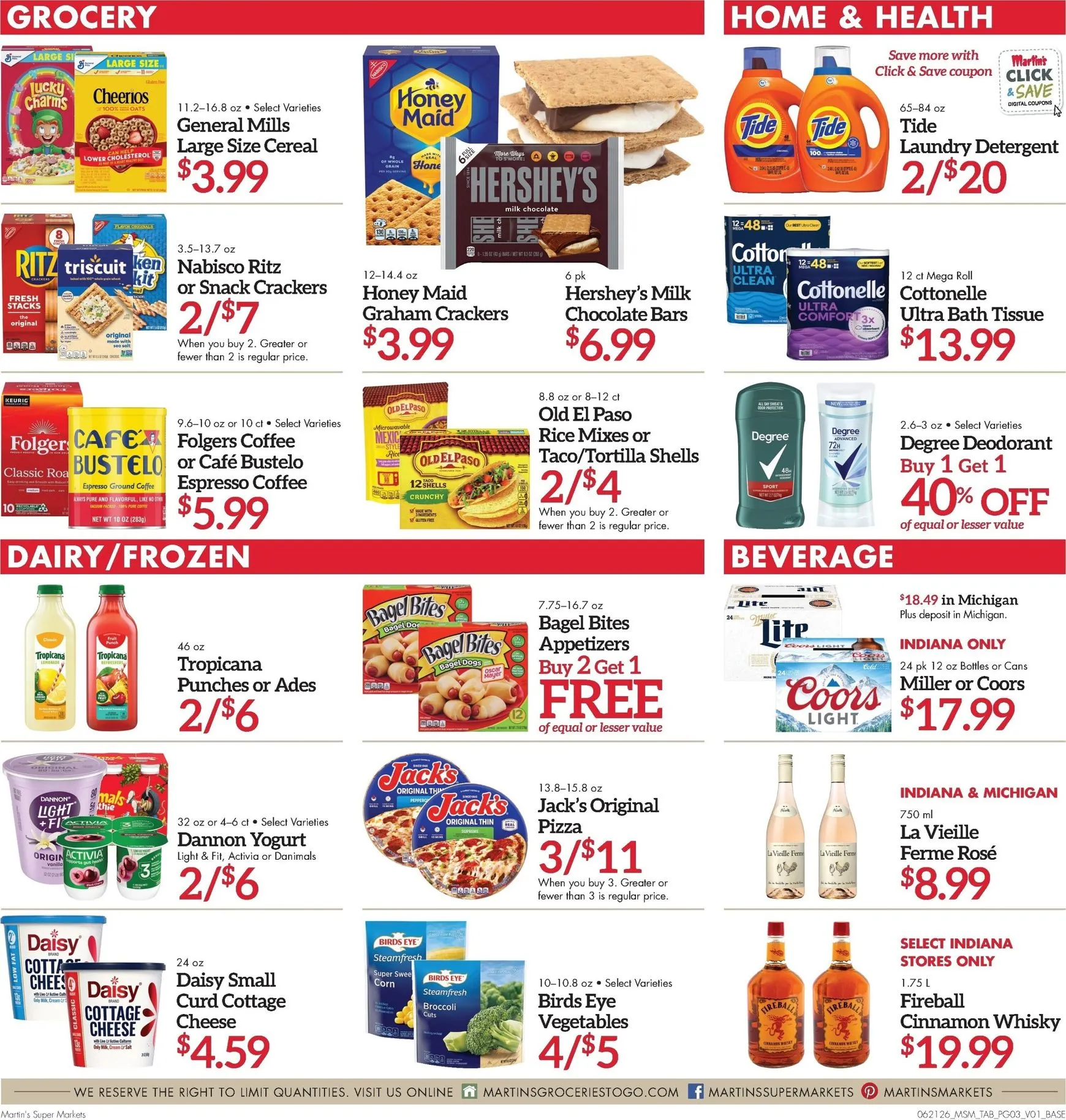Weekly ad Current Martin's Super Markets leaflet valid from Sunday 06/21/2026 to Saturday 06/27/2026 from June 21 to June 27 2026 - Page 3