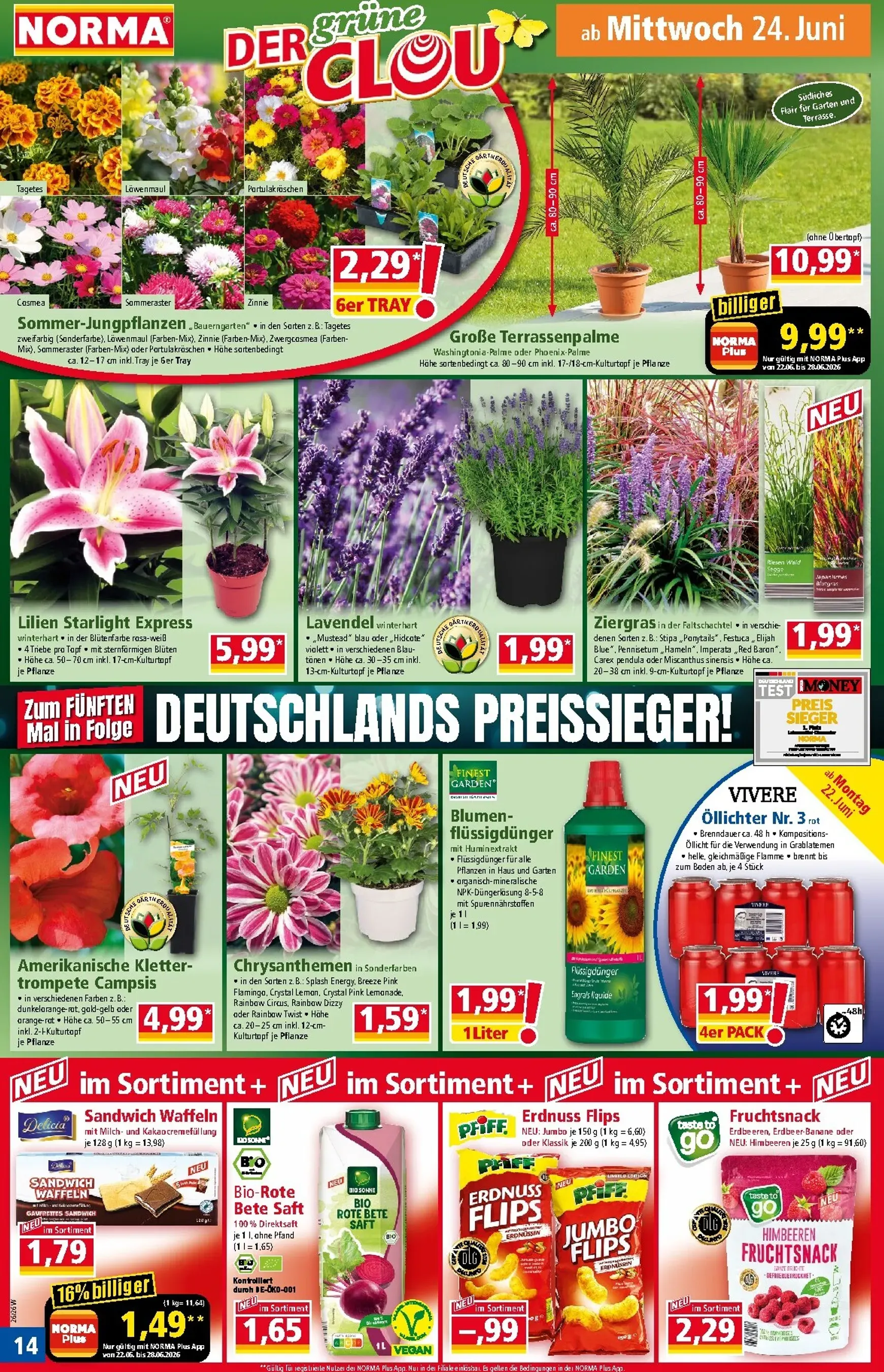 Norma Prospekt nächste Woche – von Montag 22.06.2026 bis Samstag 27.06.2026 von 22. Juni bis 27. Juni 2026 - Prospekt seite 14