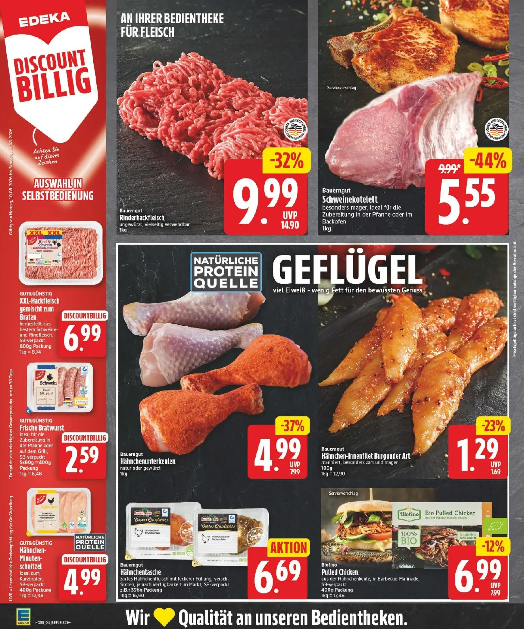 Edeka Prospekt nächste Woche – von Montag 10.08.2026 bis Samstag 15.08.2026 von 10. August bis 15. August 2026 - Prospekt seite 4