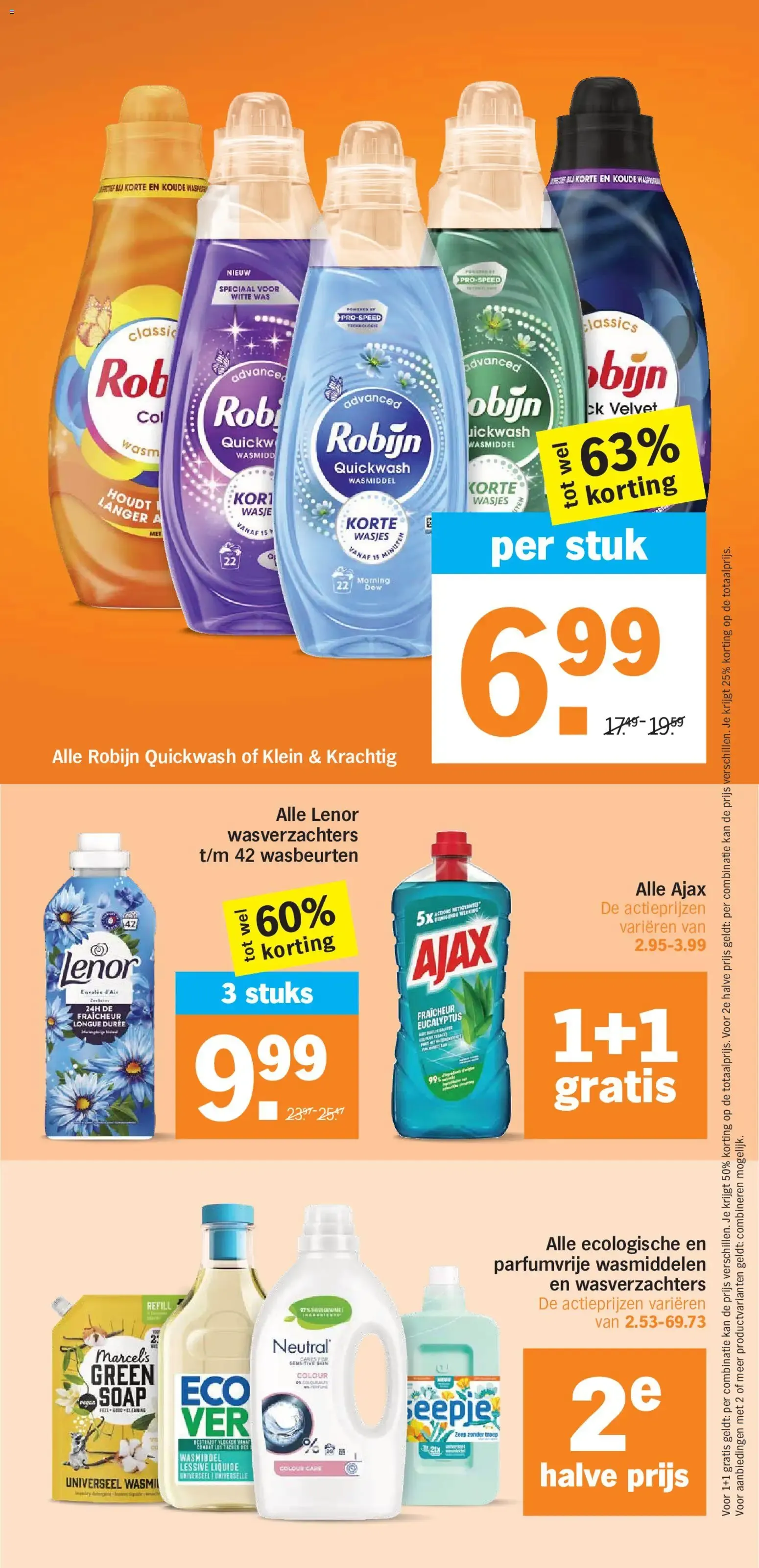 AH Bonus: 1+1 gratis en pasta's y salsas van 26 oktober tot 1 november 2026 - Folder pagina 32