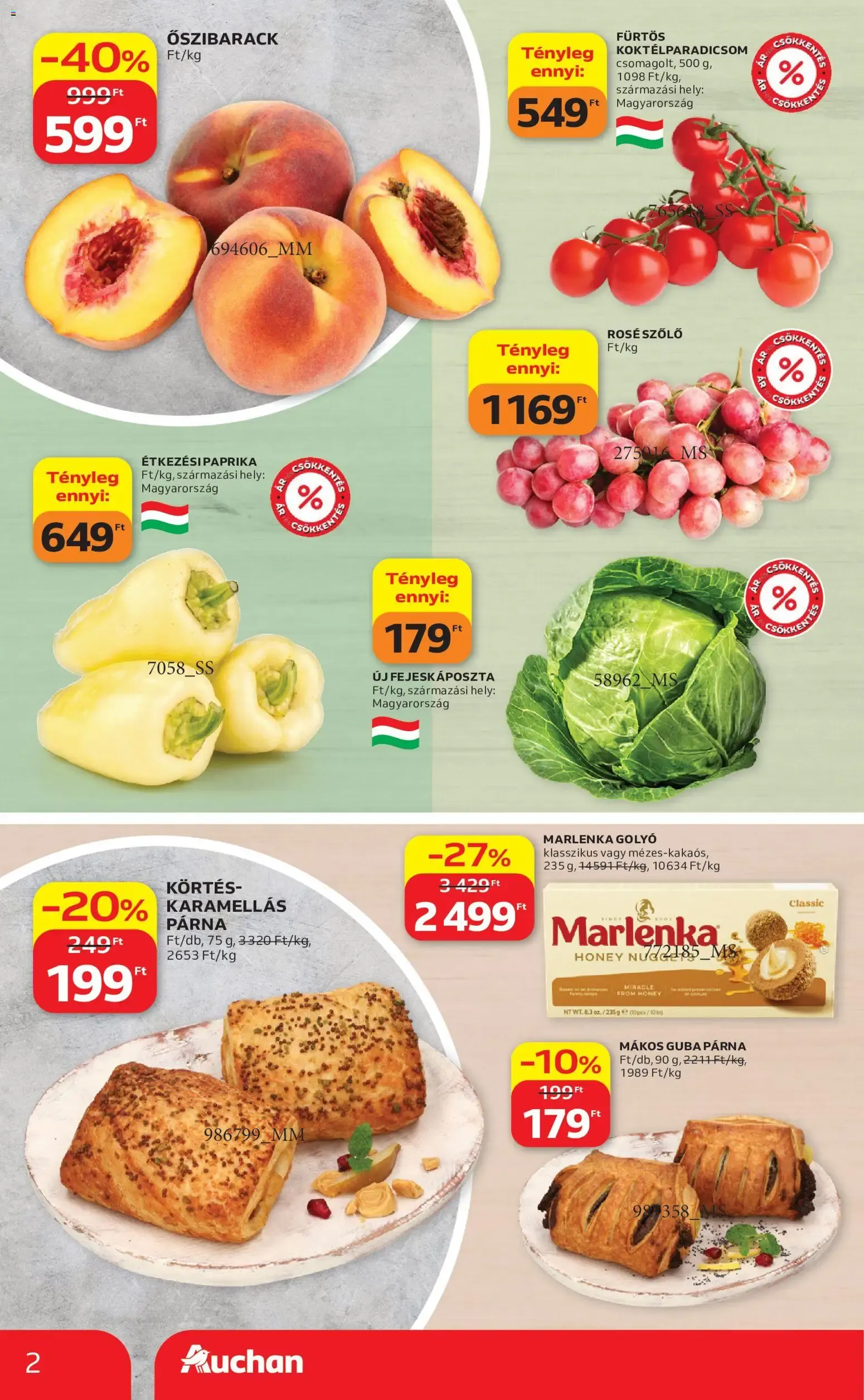 Katalógus Auchan Szupermarket akciós újság - 2026.08.06. -tól/töl > akció, lapozható szórólap 🛍️ augusztus 6.-tól augusztus 12.-ig 2026. - Oldal 2