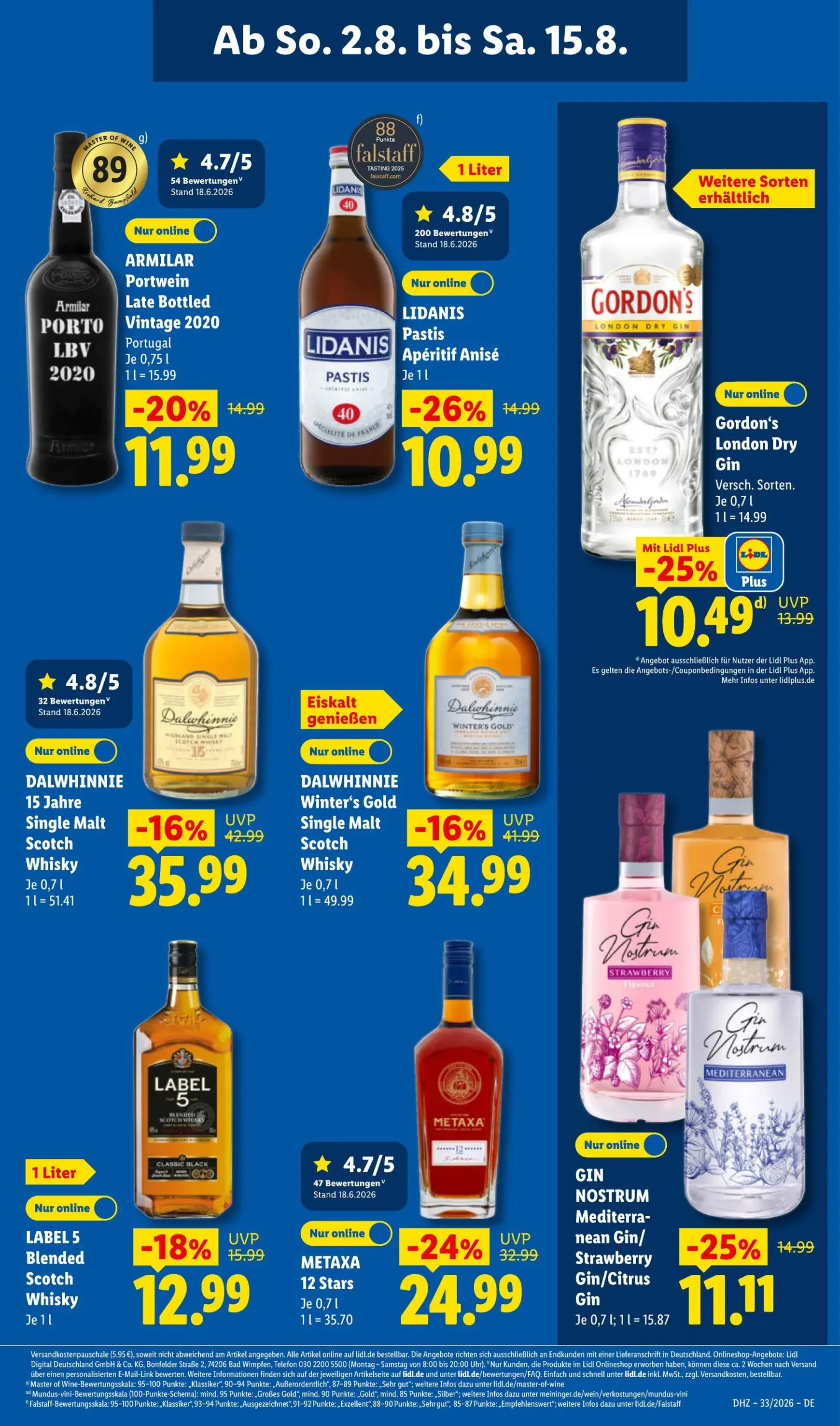 Lidl - Sparen beim Preisführer von 10. August bis 15. August 2026 - Prospekt seite 25