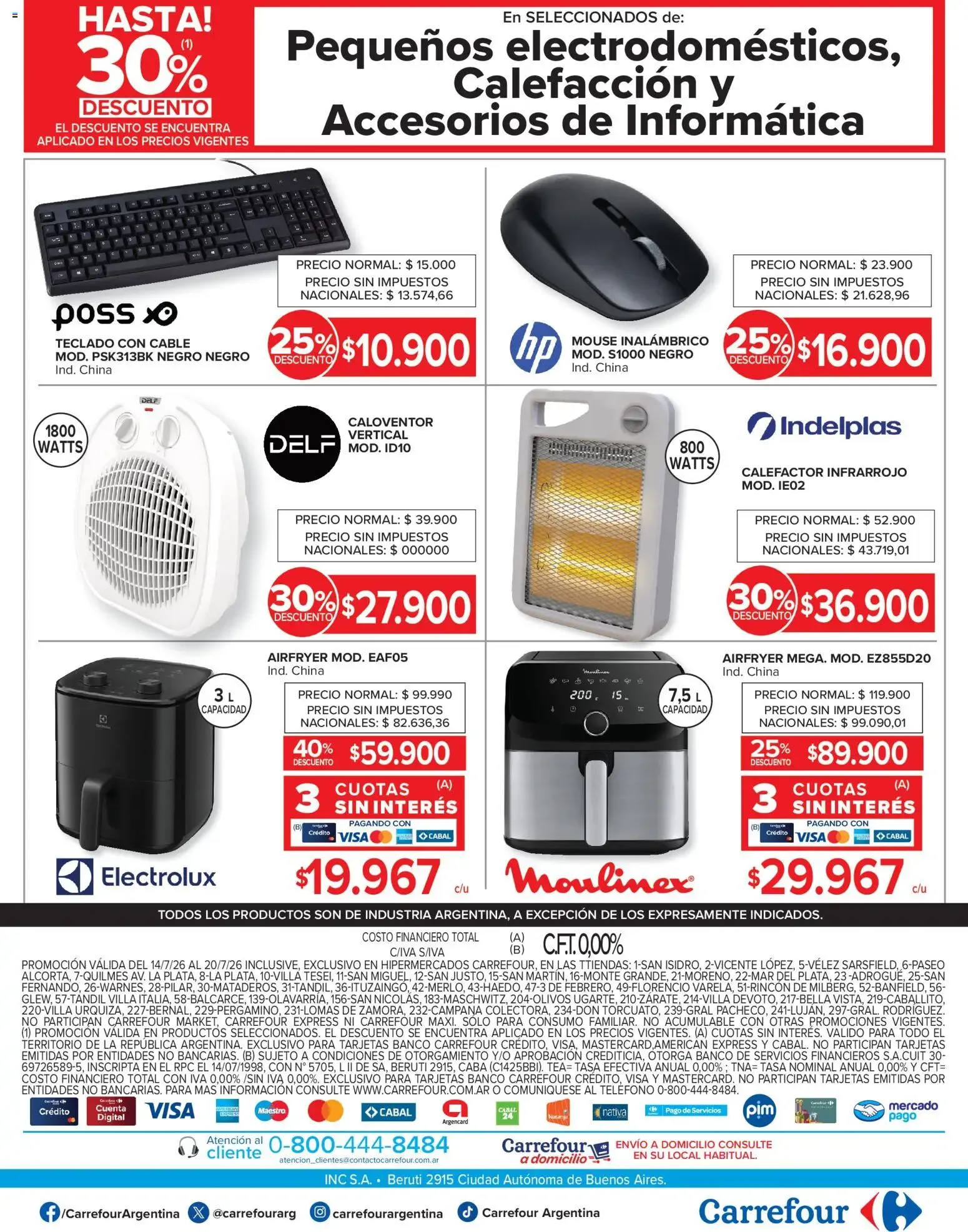 Ofertas de Carrefour ofertas || del 14/07/2026 - 21/07/2026 || Promociones 14 de julio al 20 de julio 2026 - Página 30 del catálogo