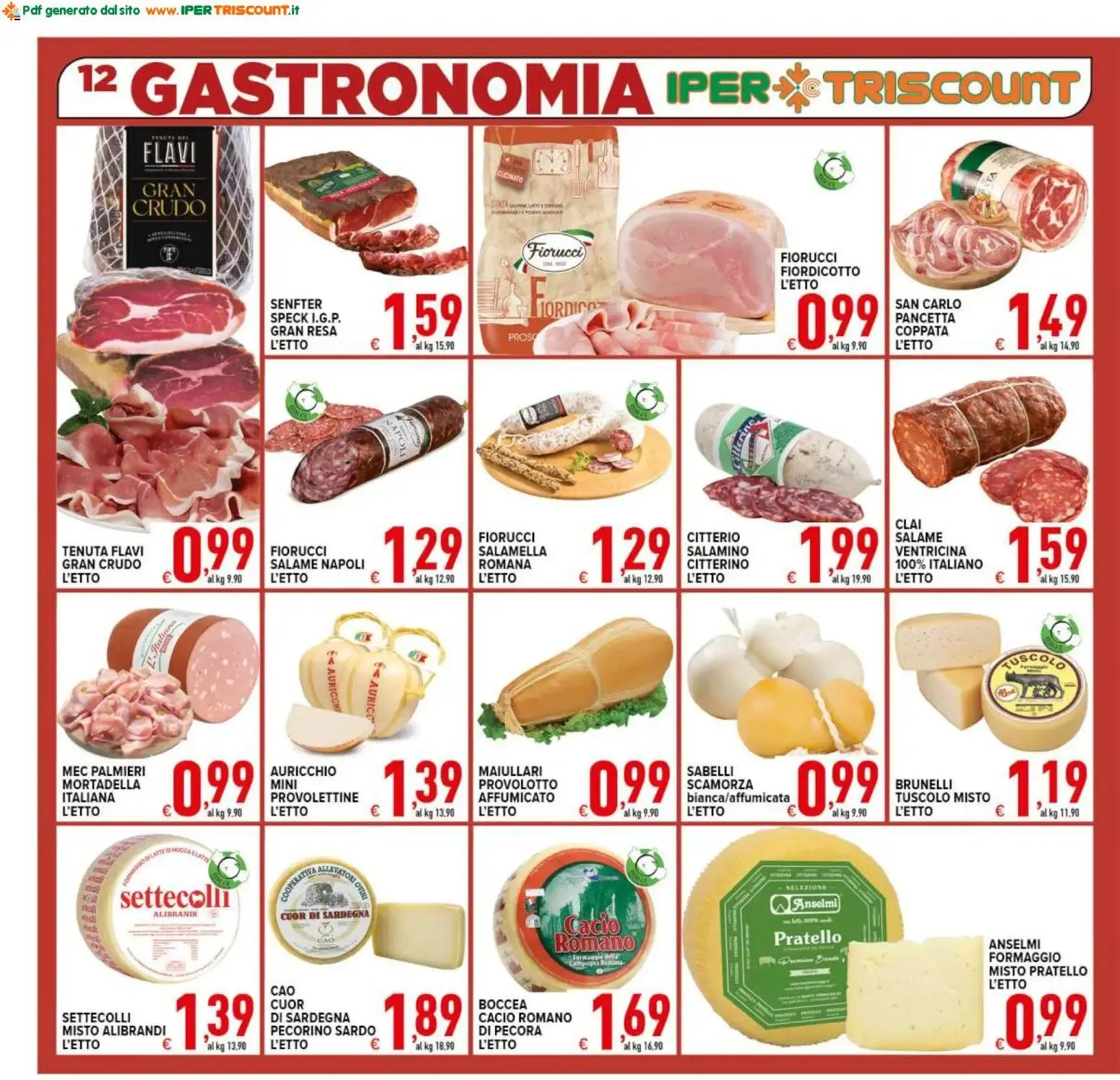 Ipertriscount volantino dal 21/08/2026 - online Offerte da 21 agosto a 1 settembre di 2026 - Pagina del volantino 12