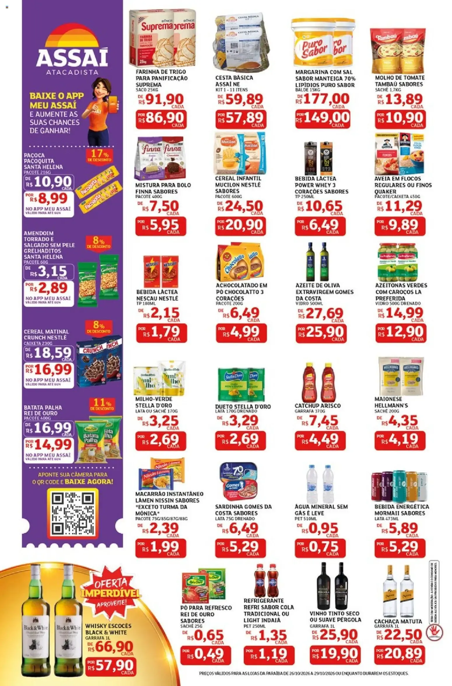 Encarte de Assaí Atacadista - Compras Grátis e Sorteio de 1 Milhão 26 de outubro até 29 de outubro 2026 - Pagina 2