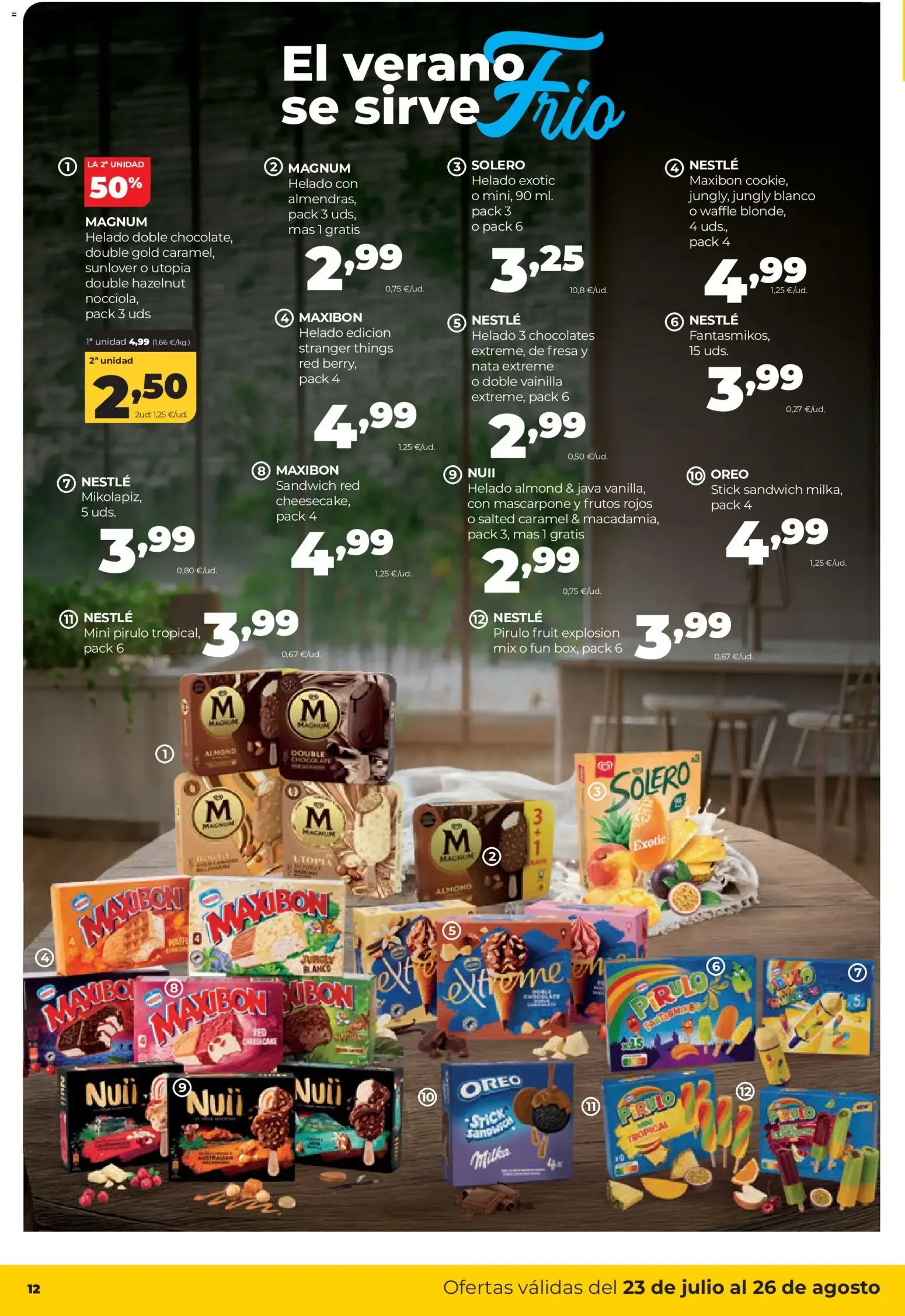Catálogo de Alimerka folleto Asturias del 23/07/2026 | Catálogo 23 de julio al 26 de agosto 2026 - Página 12
