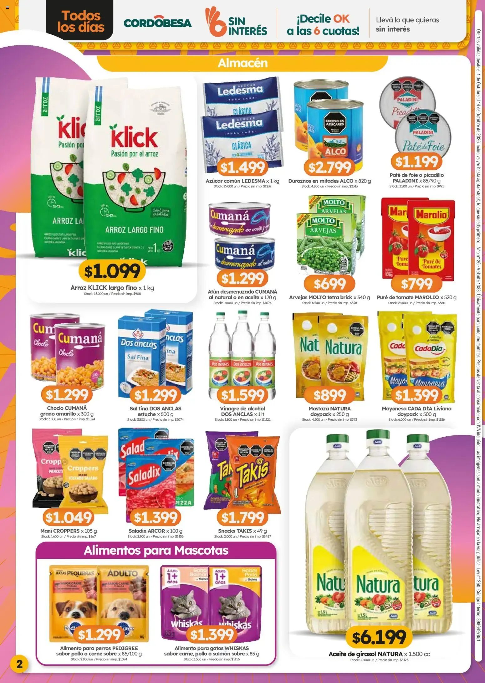 Ofertas de Cordiez - Ofertas || del 01/10/2026 - 14/10/2026 || Catálogo 1 de octubre al 14 de octubre 2026 - Página 2 del catálogo