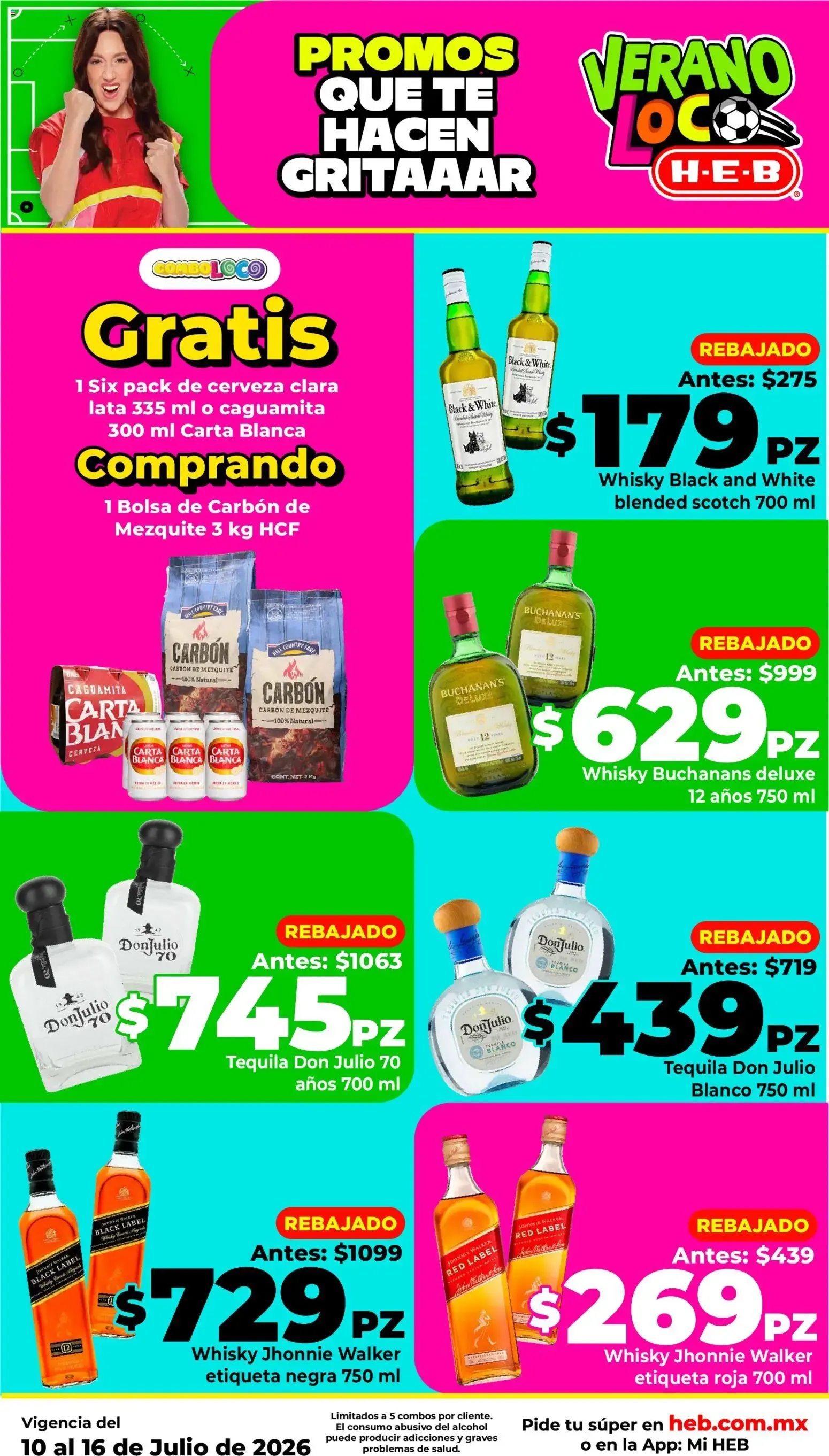 Catálogo de Verano Loco H-E-B 10 de julio al 16 de julio 2026 - Pagina 3