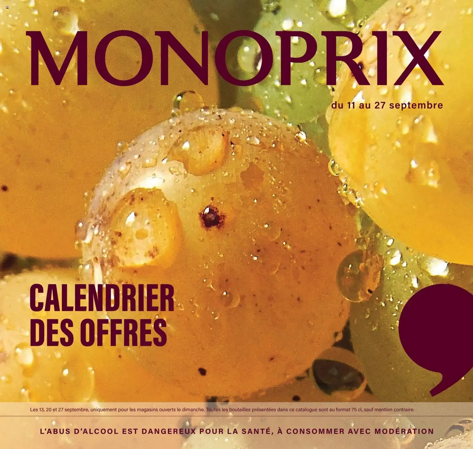 Monoprix - Calendrier des Offres