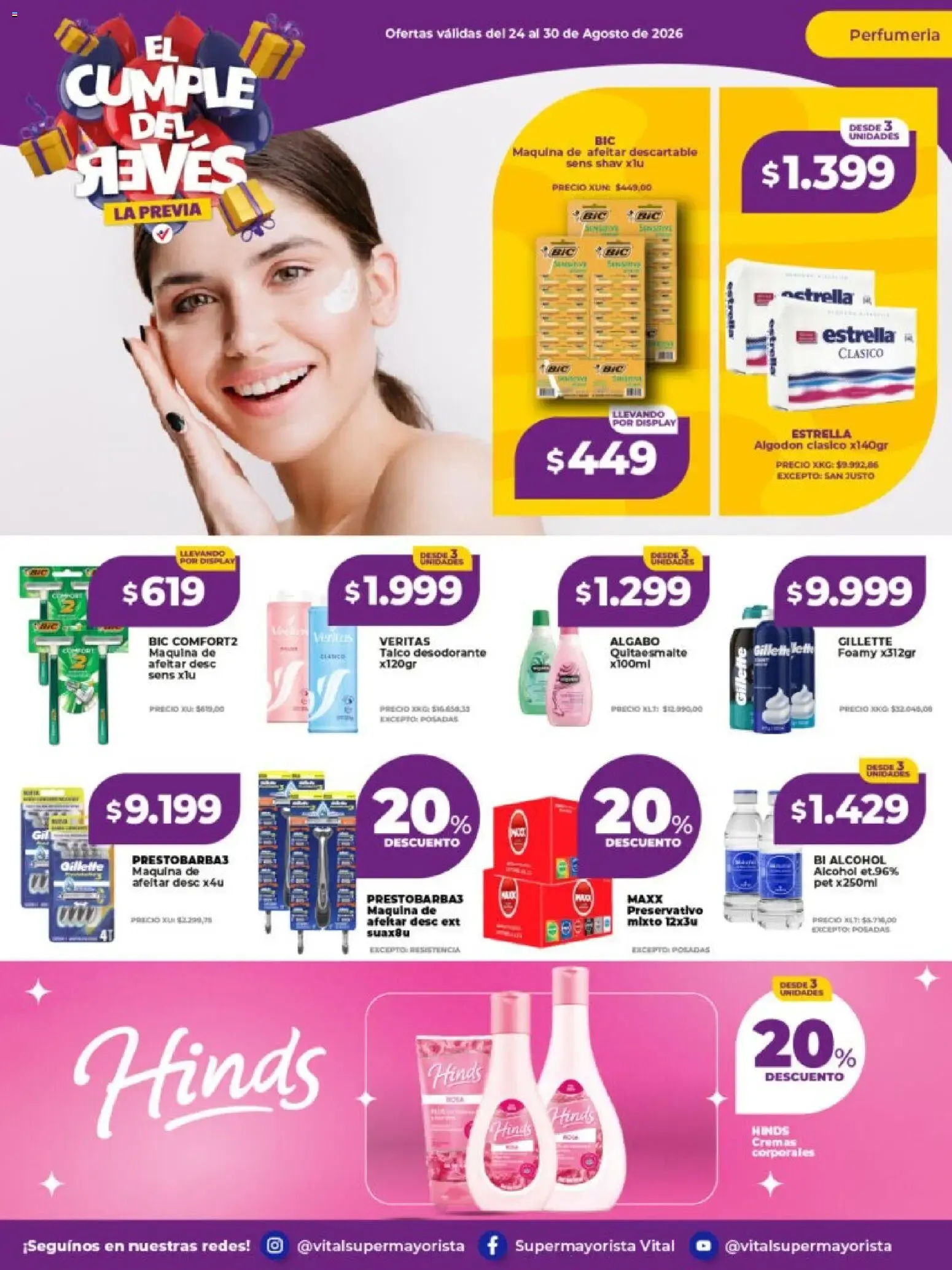 Ofertas de Vital Supermayorista - El Cumple del Revés - Ofertas 24 de agosto al 30 de agosto 2026 - Página 8 del catálogo