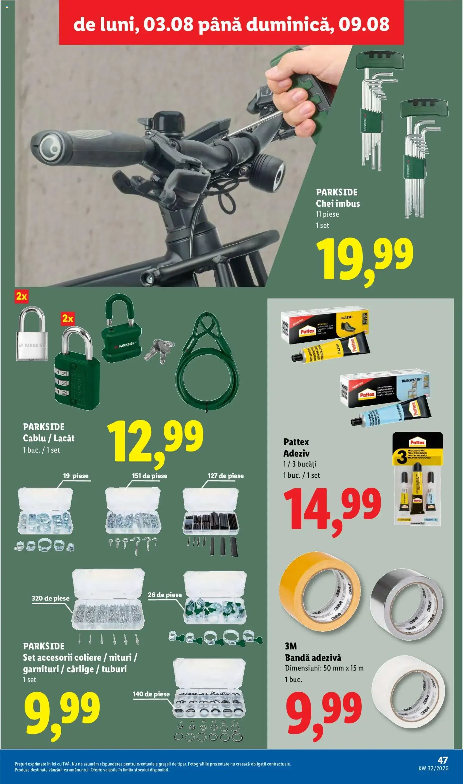 Catalog Catalog LIDL 03.08.2026 - Oferta și Revista online de la 3 august până la 9 august 2026 - Revista Pagina 47