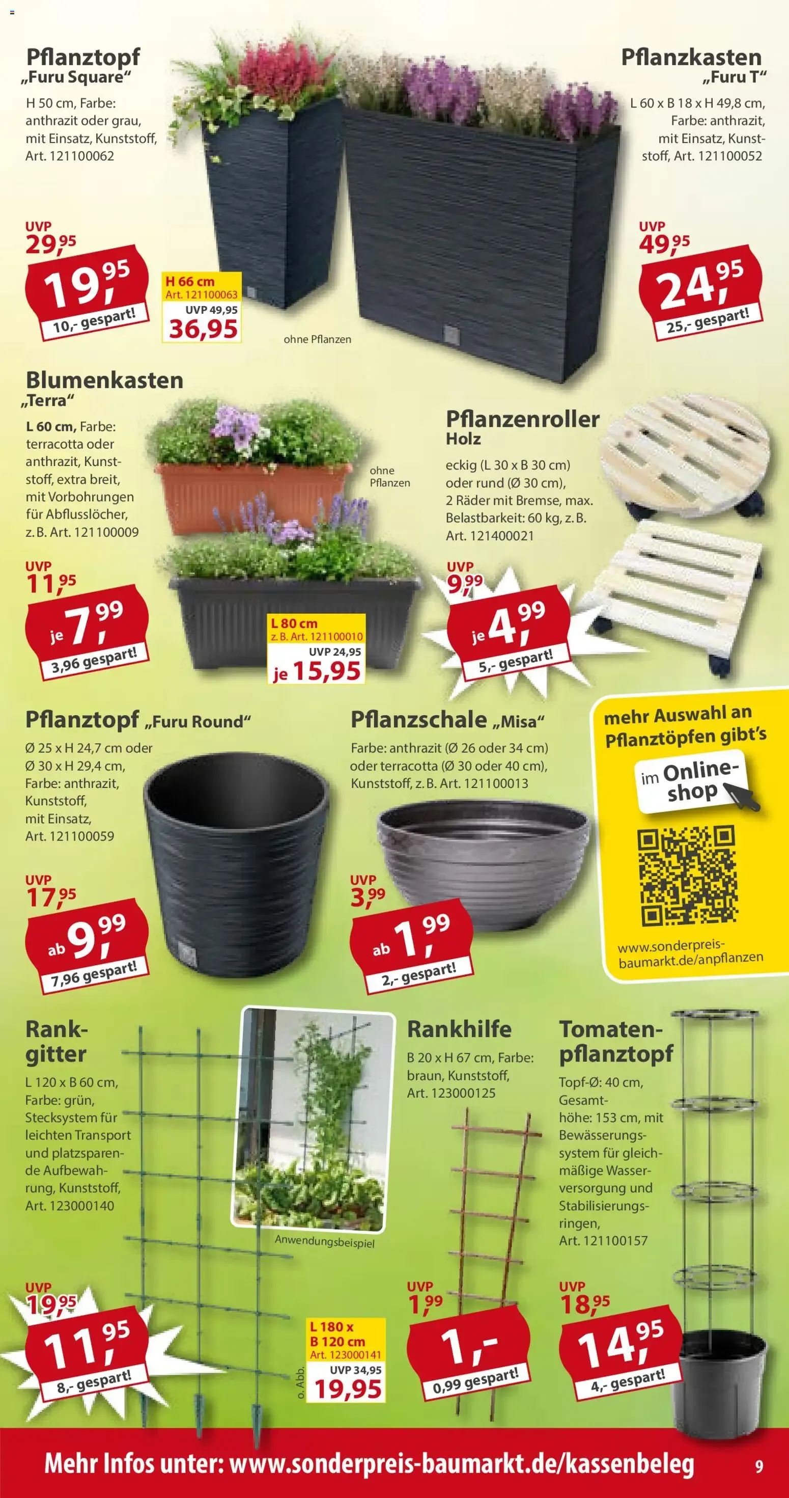 Sonderpreis Baumarkt Prospekt (ab 06.06.2026) zum Blättern von 6. Juni bis 12. Juni 2026 - Prospekt seite 9