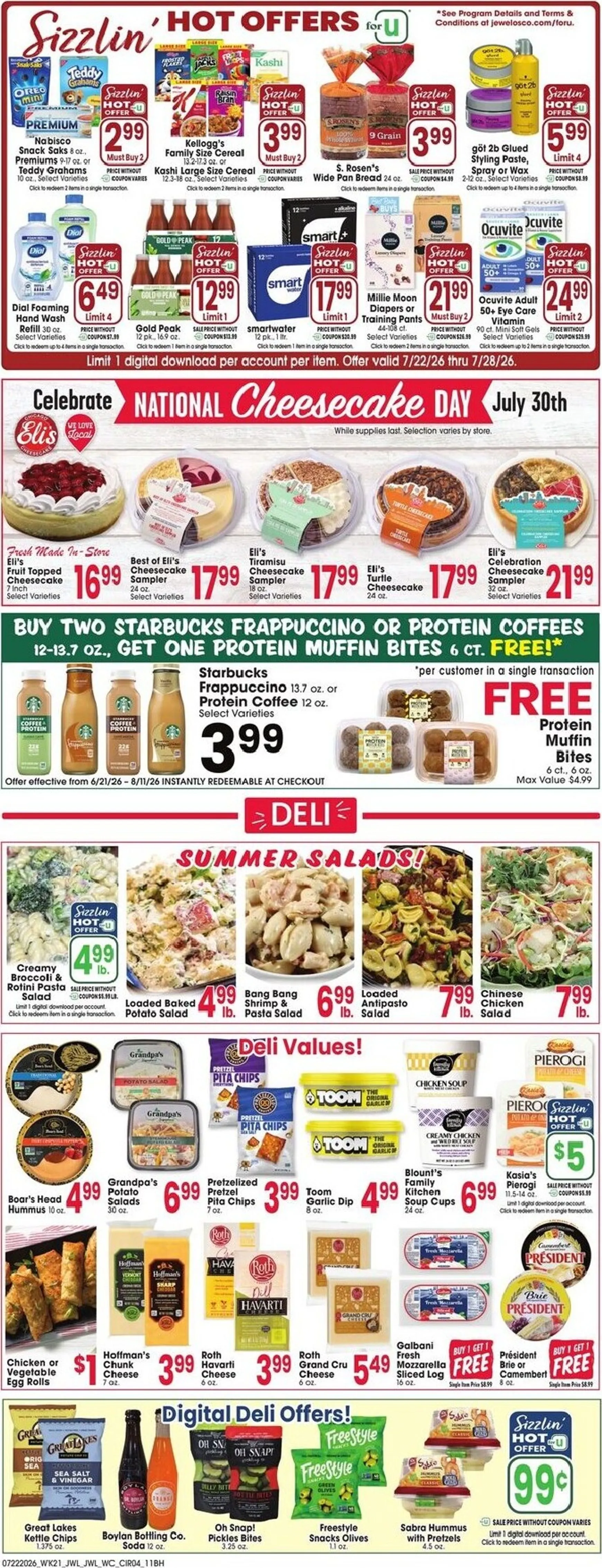 Weekly ad Jewel Osco Flyer from July 22 to July 28 2026 - Page 4