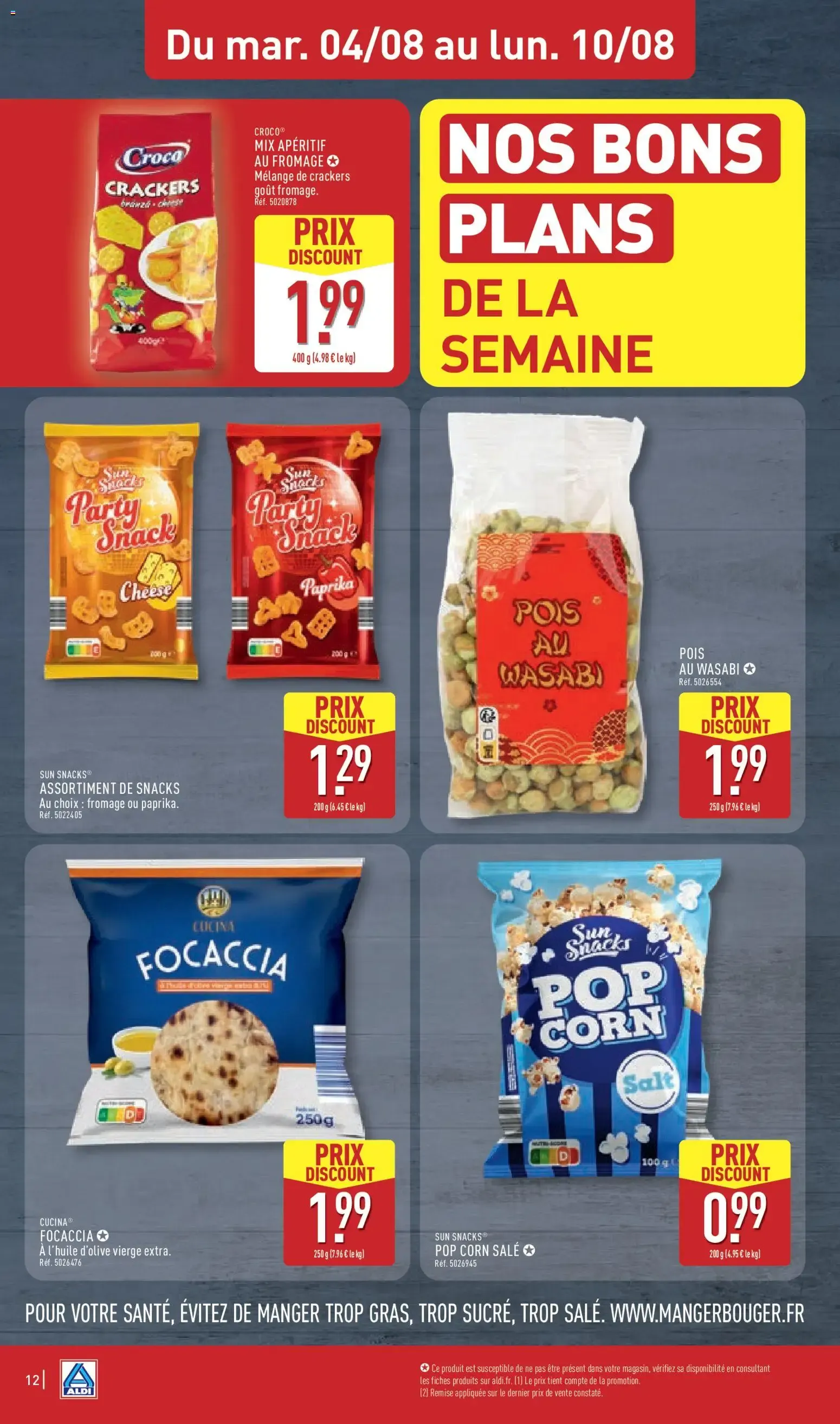 DÉCOUVREZ NOS MÉGA FORMATS À PRIX DISCOUNT. du 4 août au 10 août 2026 - Catalogue page 14