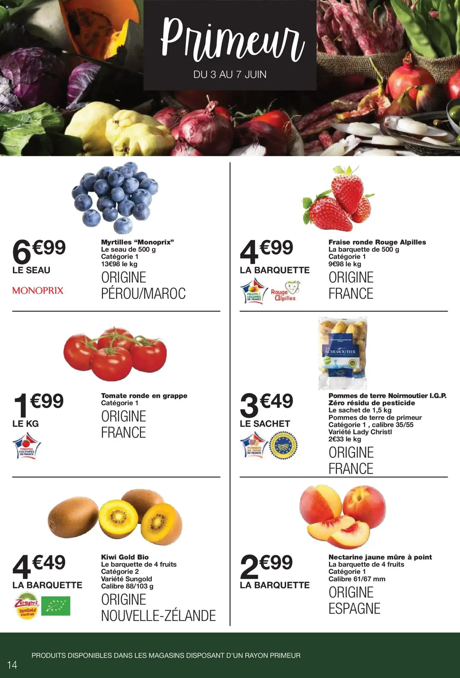Monoprix: Hasta -50% en el 2do producto de una selección de productos mediterráneos du 2 juin au 14 juin 2026 - Catalogue page 14