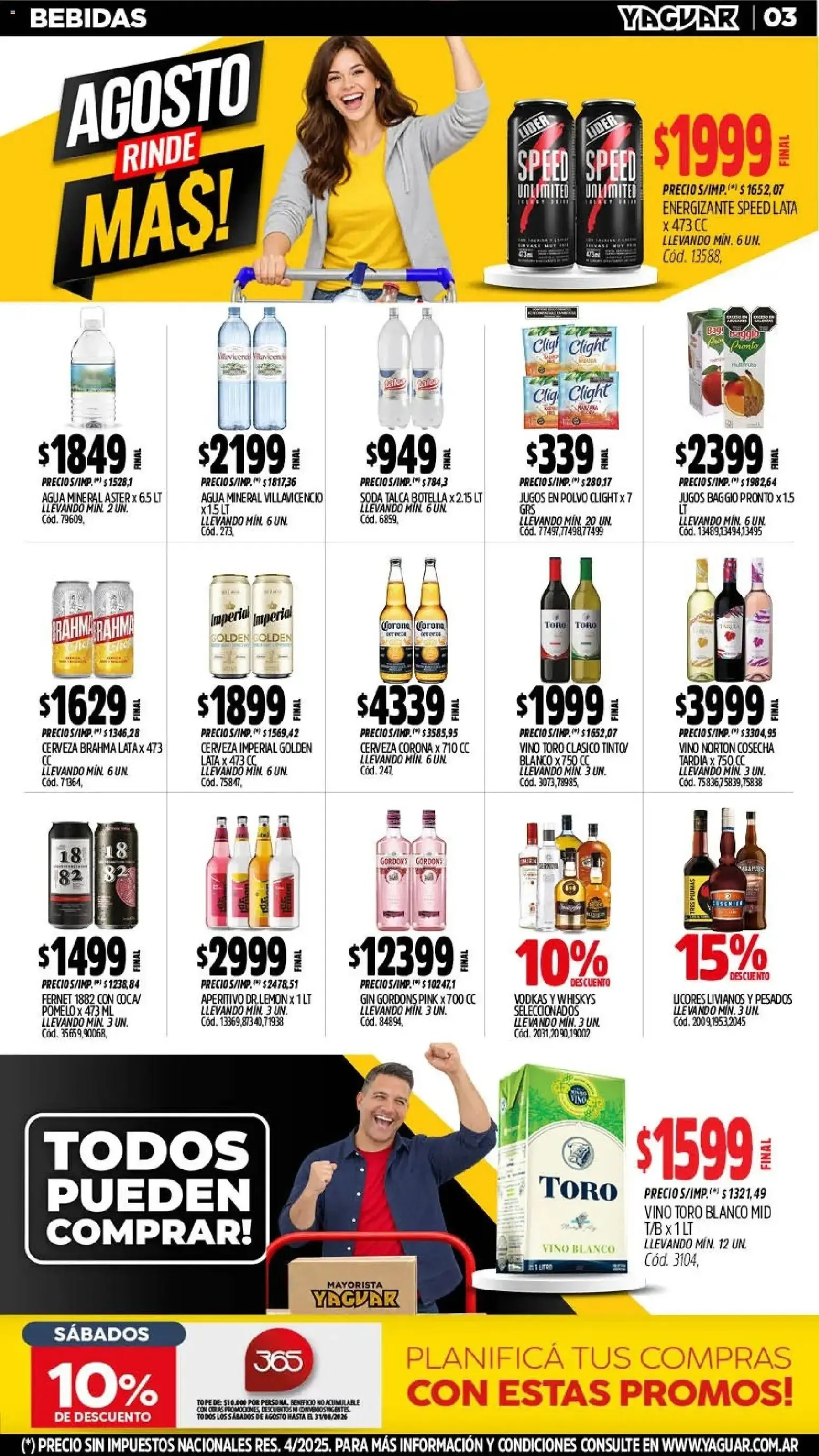 Ofertas de Yaguar - Oferta Semanal Mendoza del 24/08/2026 - 29/08/2026 24 de agosto al 29 de agosto 2026 - Página 3 del catálogo