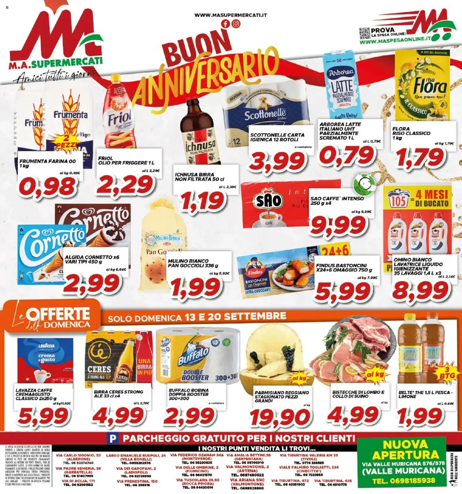 M.A. Supermercati - Buon Anniversario da 11 settembre a 22 settembre di 2026 - Pagina del volantino 16