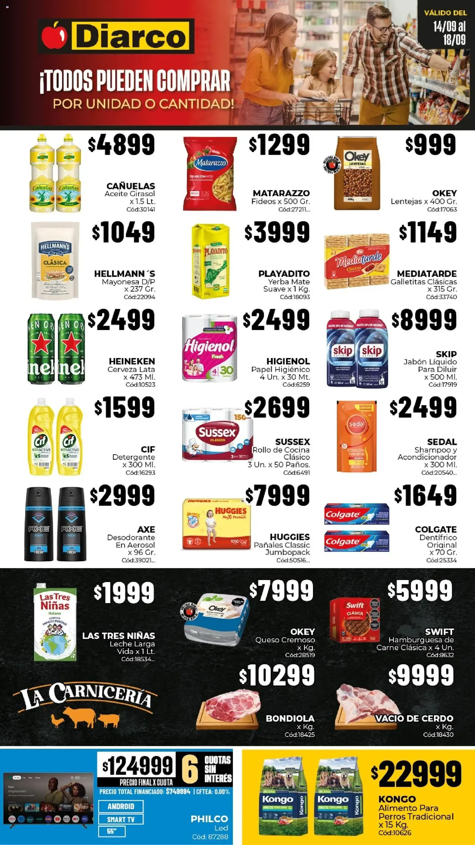 Ofertas de Diarco - Ofertas 14 de septiembre al 18 de septiembre 2026 - Página 1 del catálogo