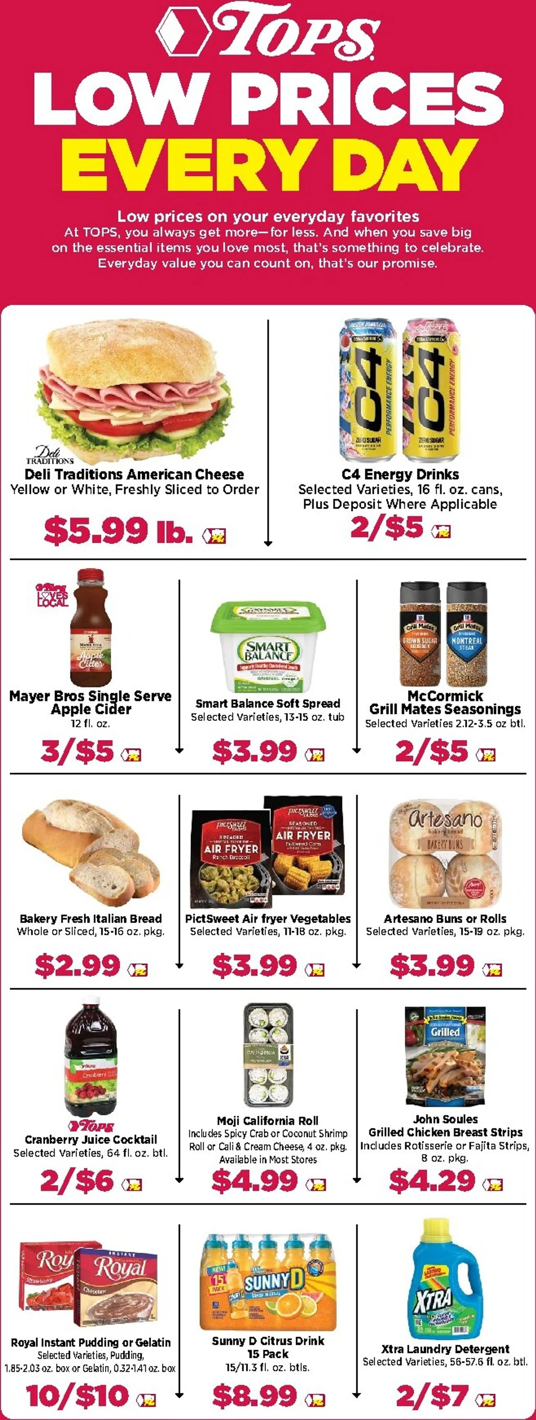 Weekly ad Current Tops Markets leaflet valid from Sunday 08/30/2026 to Saturday 09/05/2026 from August 30 to September 5 2026 - Page 11