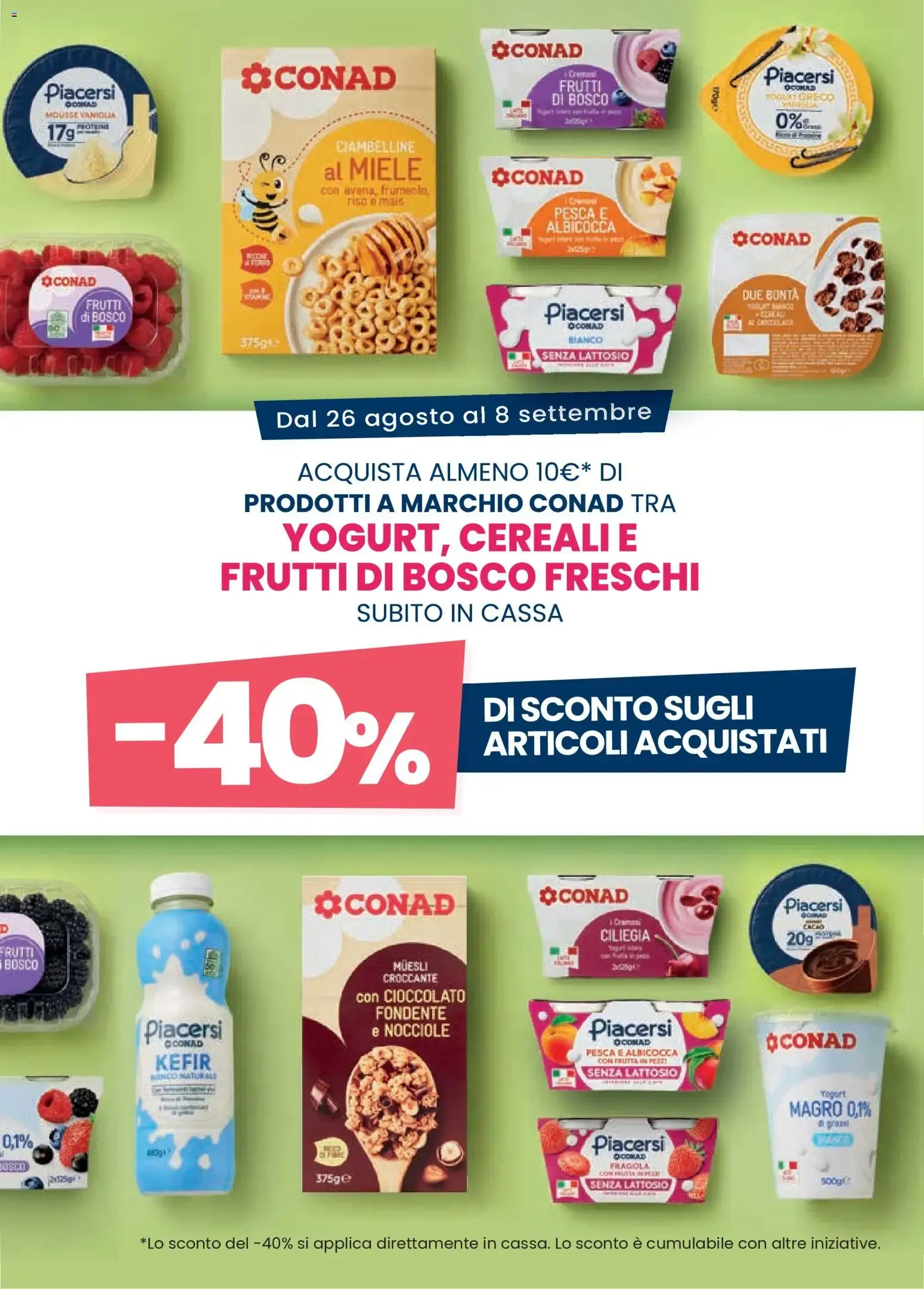 Conad Superstore: Chi Bencomincia, Parti con la colazione giusta da 26 agosto a 8 settembre di 2026 - Pagina del volantino 9