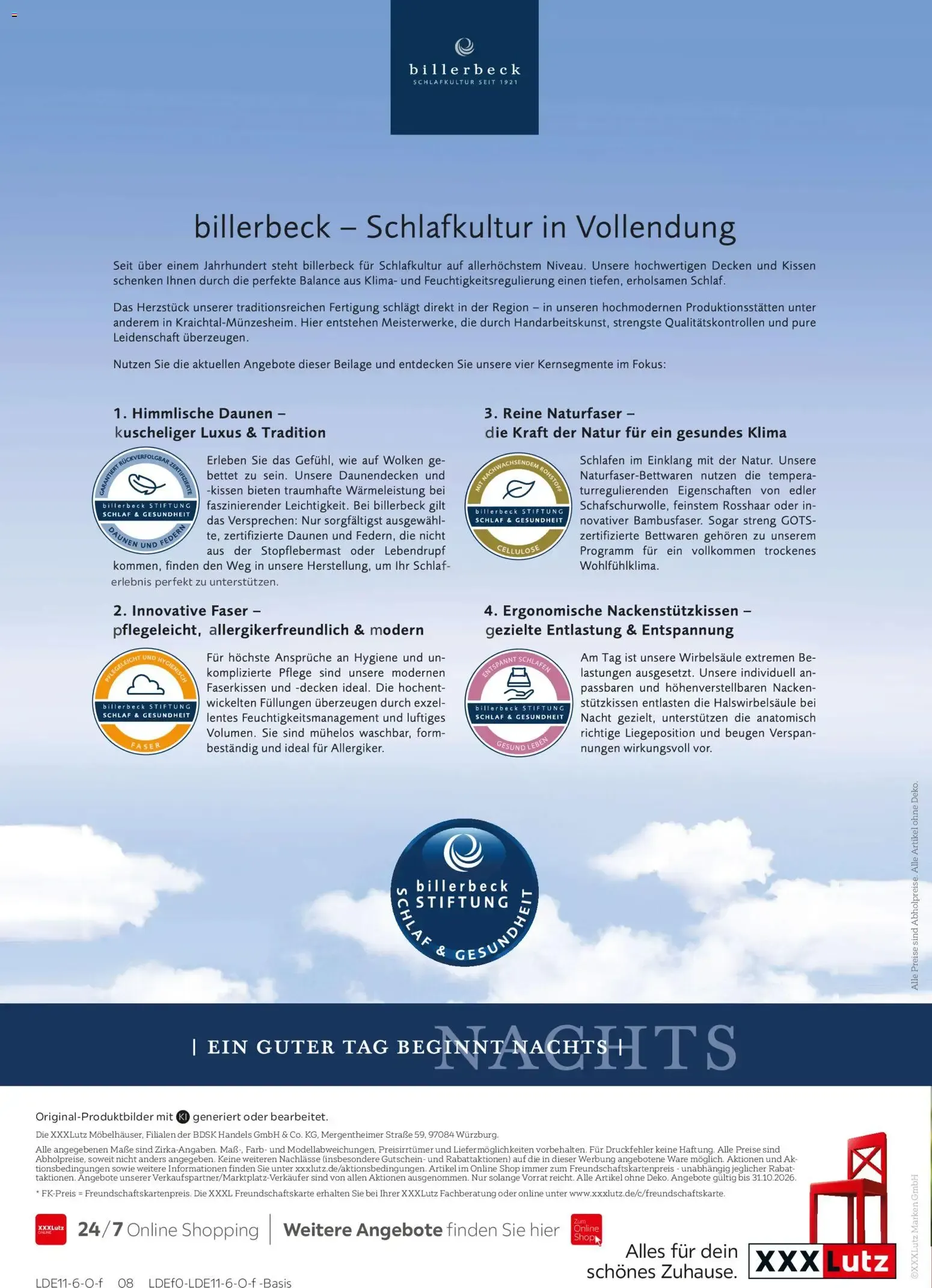 XXXLutz Bettwaren zum Traumpreis (ab 17.10.2026) zum Blättern von 17. Oktober bis 31. Oktober 2026 - Prospekt seite 8