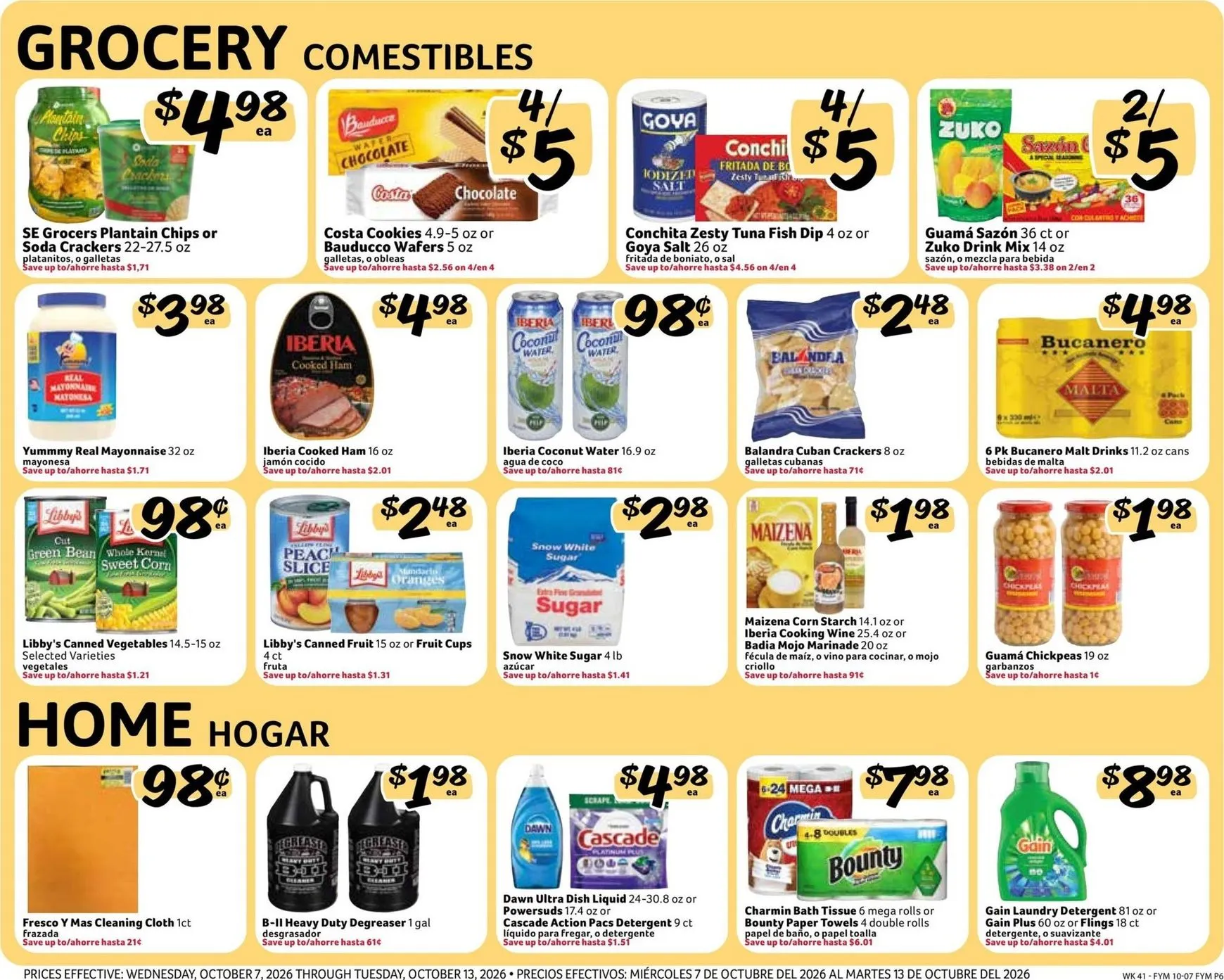 Weekly ad Fresco Supermarkets Weekly Specials from October 7 to October 13 2026 - Page 6