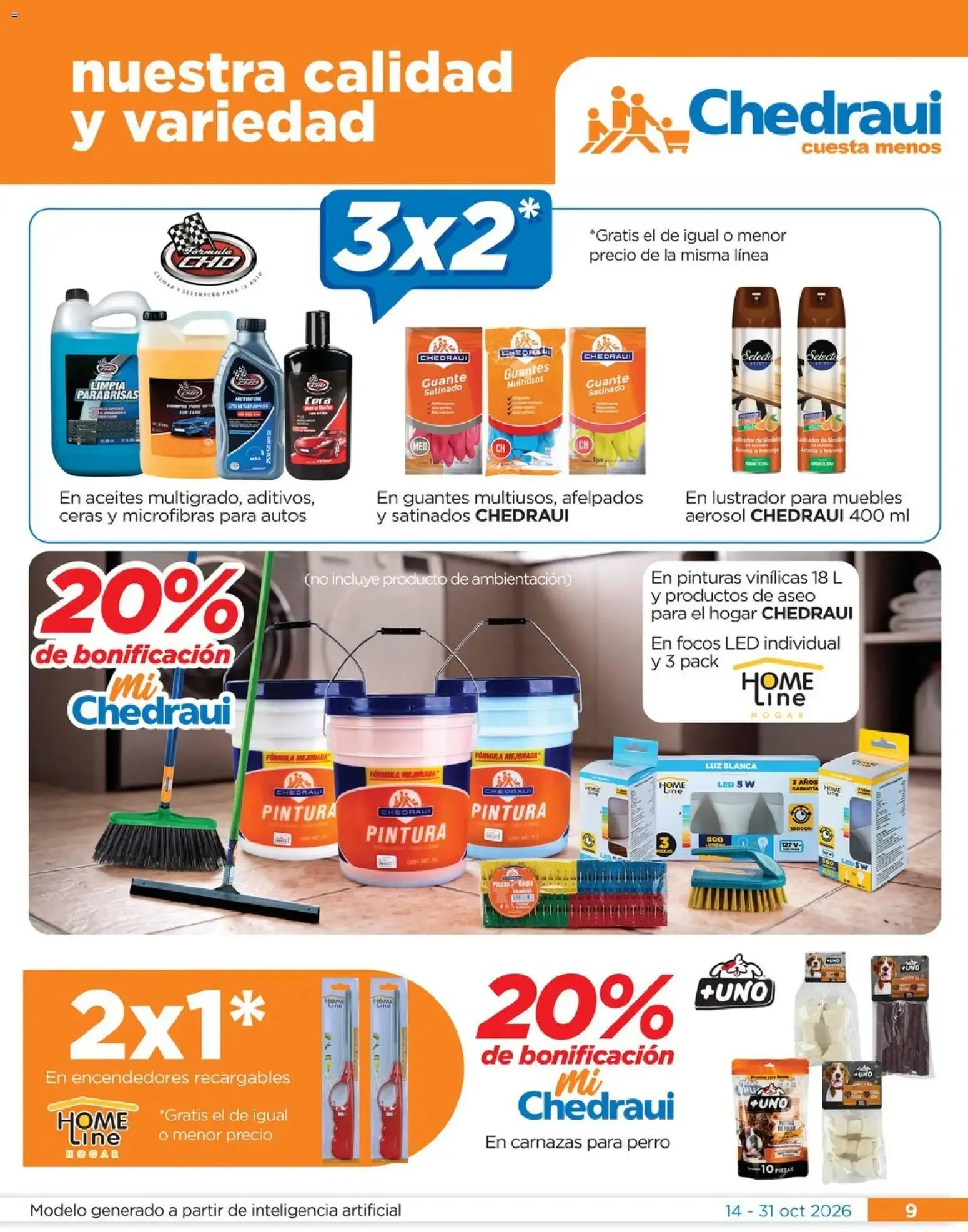 Catálogo de Chedraui folleto Nuestras marcas propias calidad y variedad que cuesta menos (14/10/2026 - 31/10/2026) - catálogo en línea 14 de octubre al 31 de octubre 2026 - Pagina 9