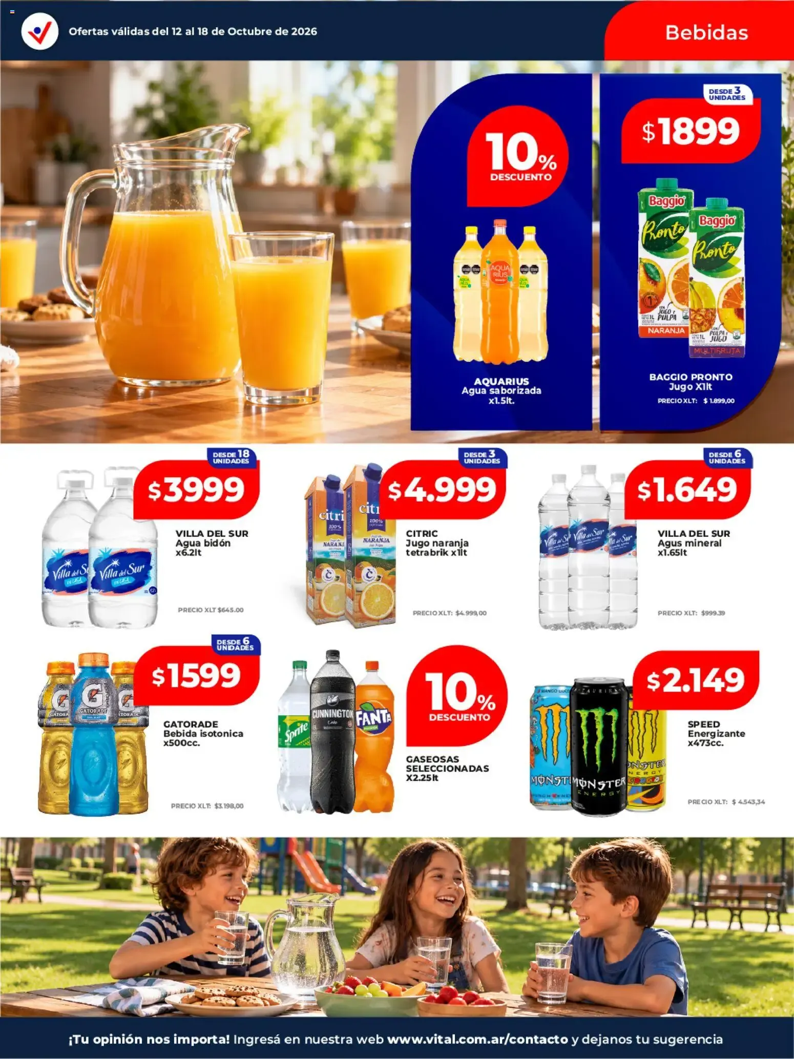 Ofertas de VITAL SUPERMAYORISTA EL MAYORISTA DE TU AHORRO 12 de octubre al 18 de octubre 2026 - Página 16 del catálogo
